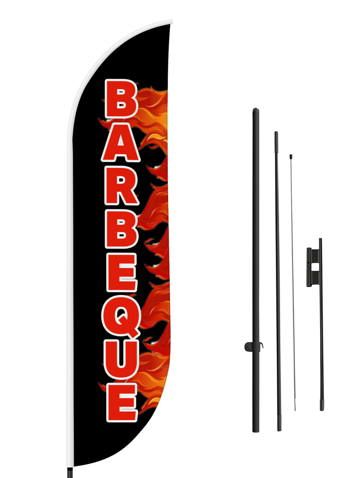Barbeque Feather Flag / Swooper Flag