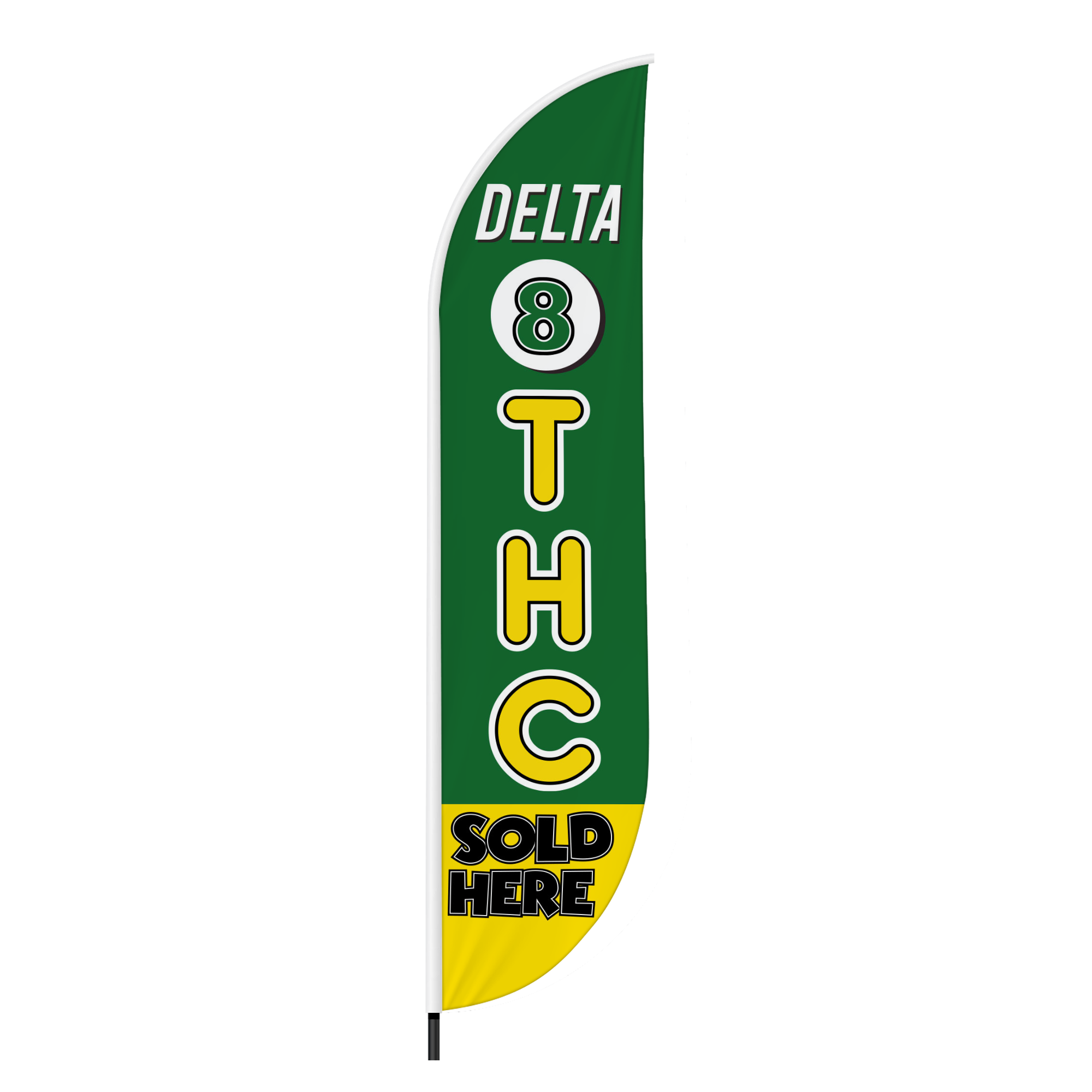 THC Feather Flag / Swooper Flag