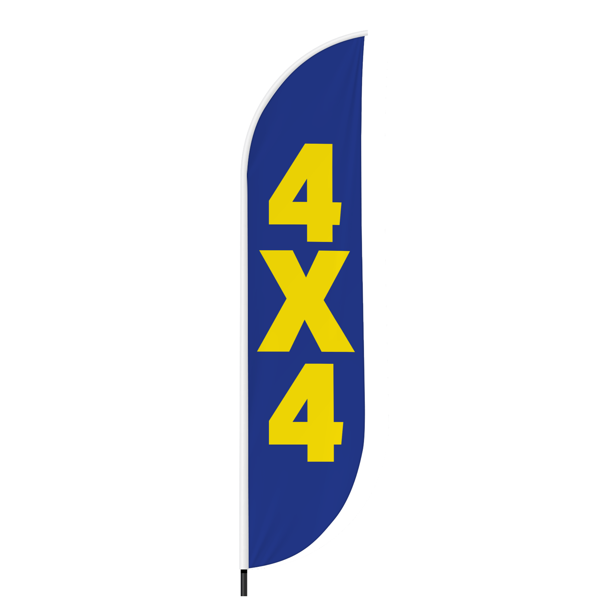 4X4 Feather Flag / Swooper Flag