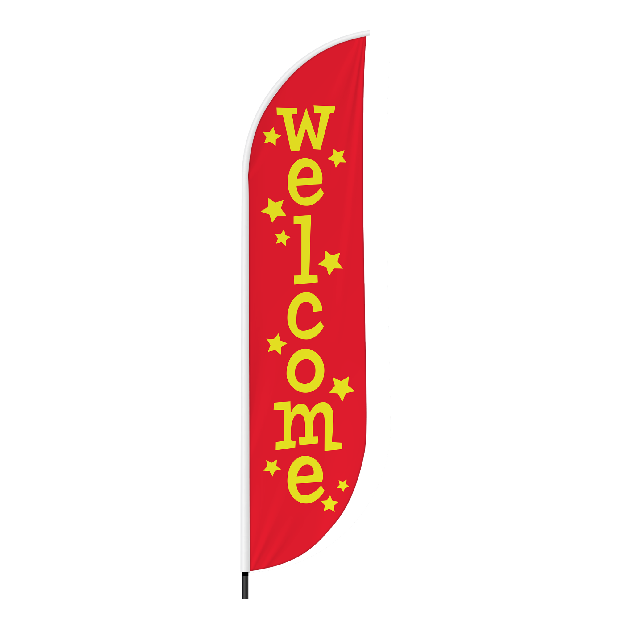 Welcome Feather Flag / Swooper Flag