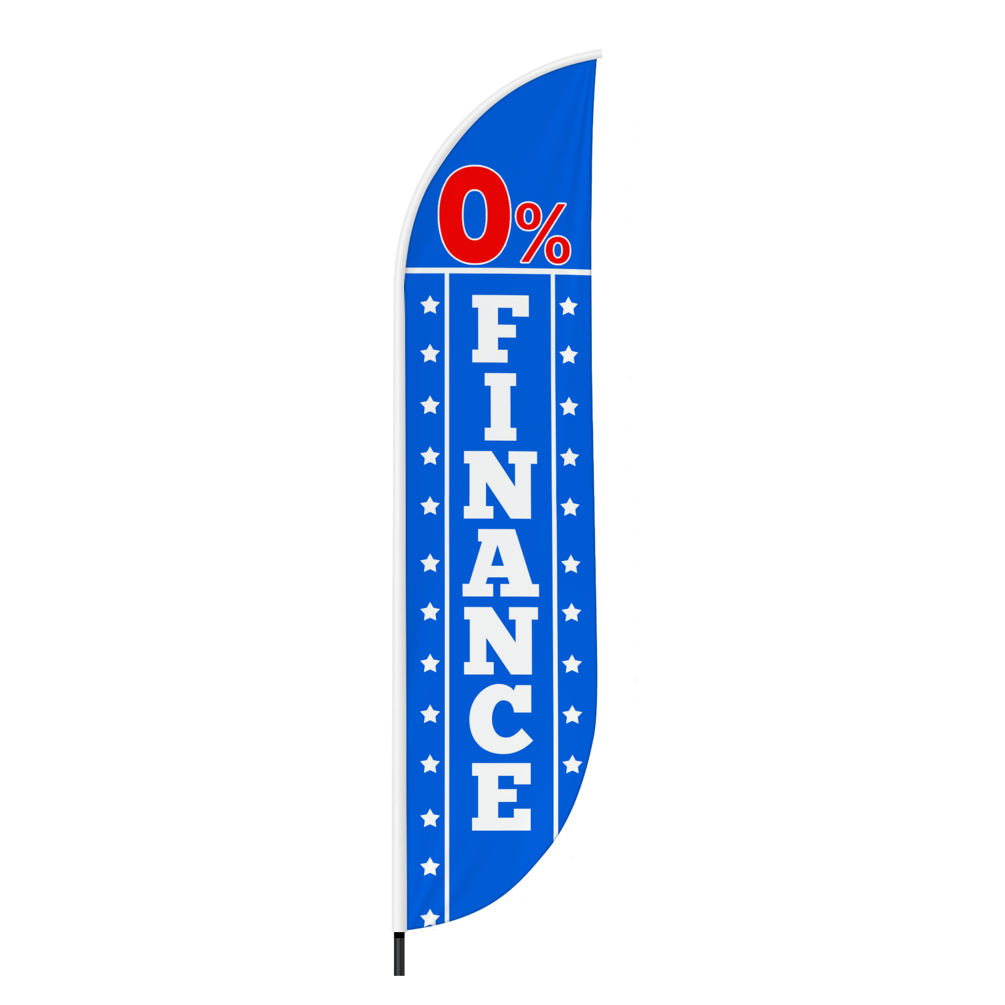 0% Finance Feather Flag / Swooper Flag