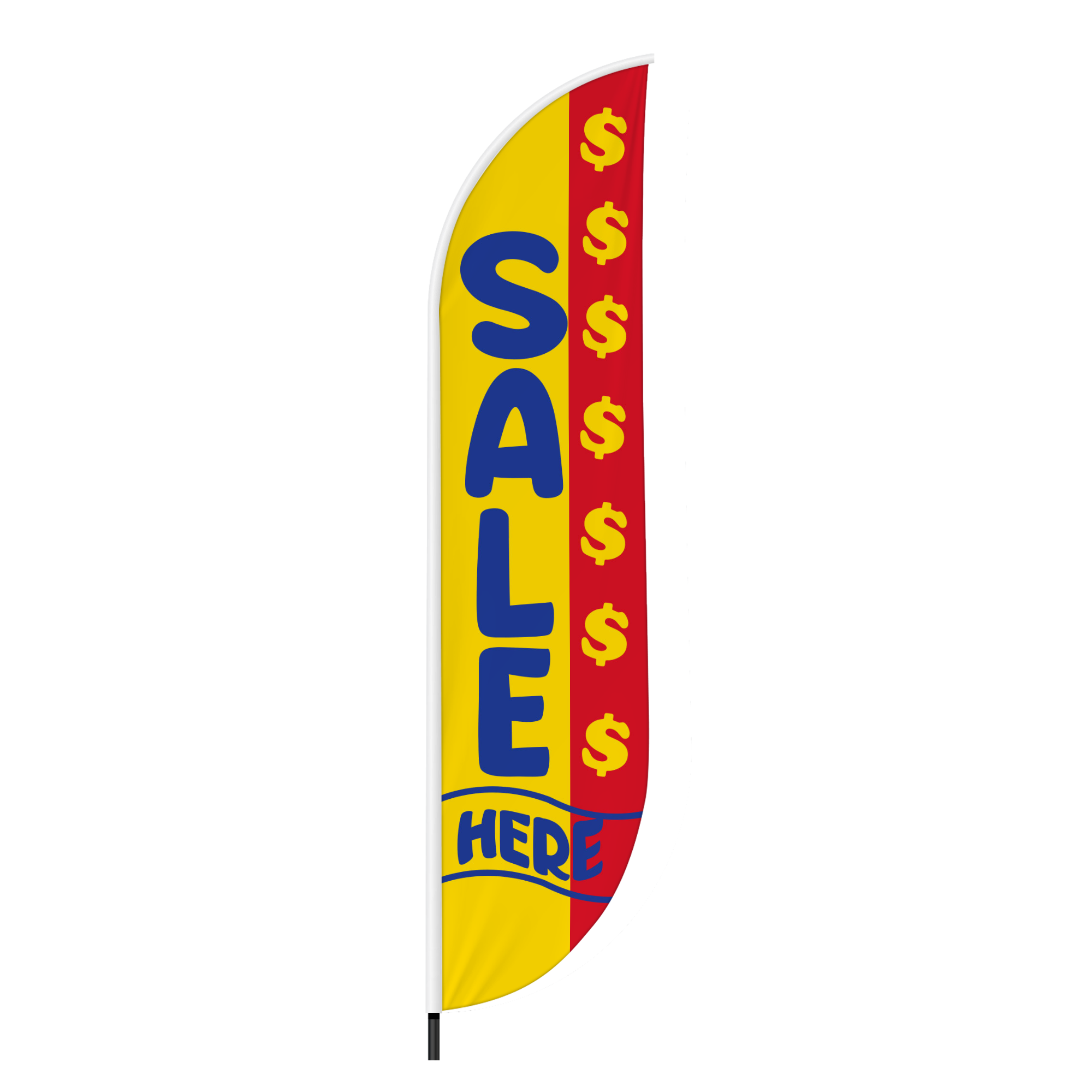 Sale Here Feather Flag / Swooper Flag