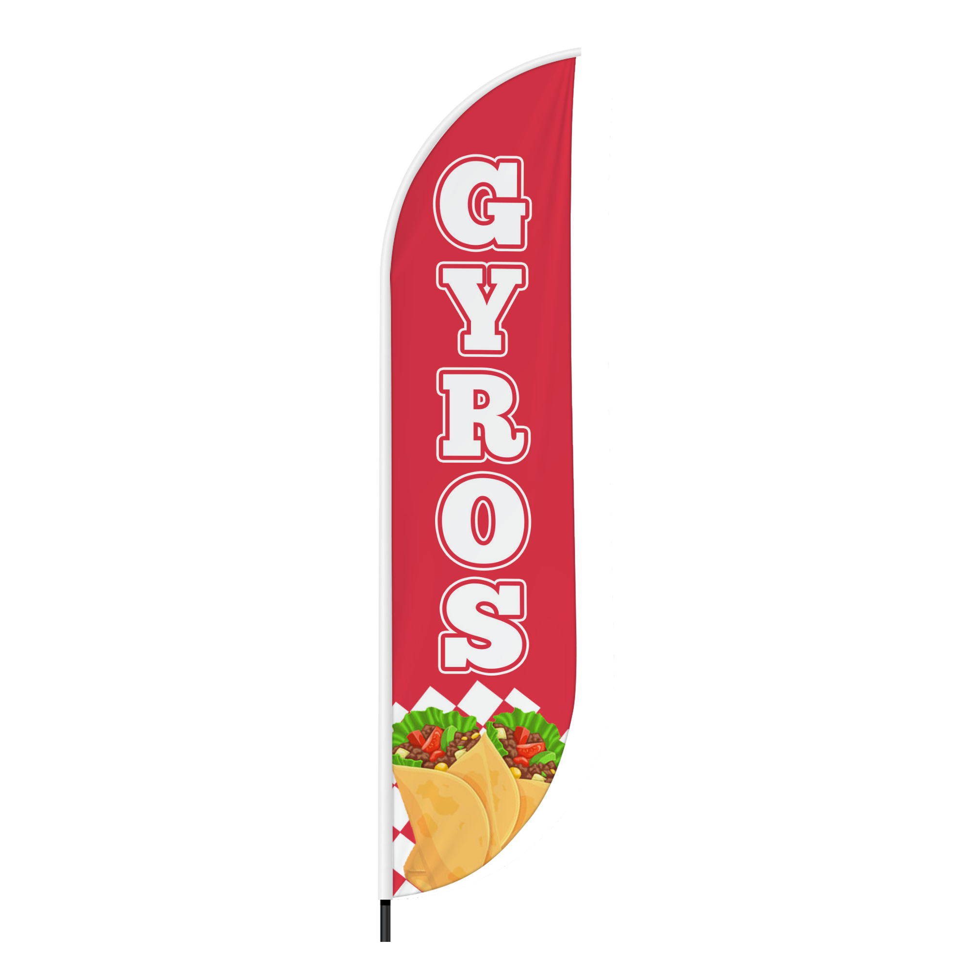 Gyros Feather Flag / Swooper Flag