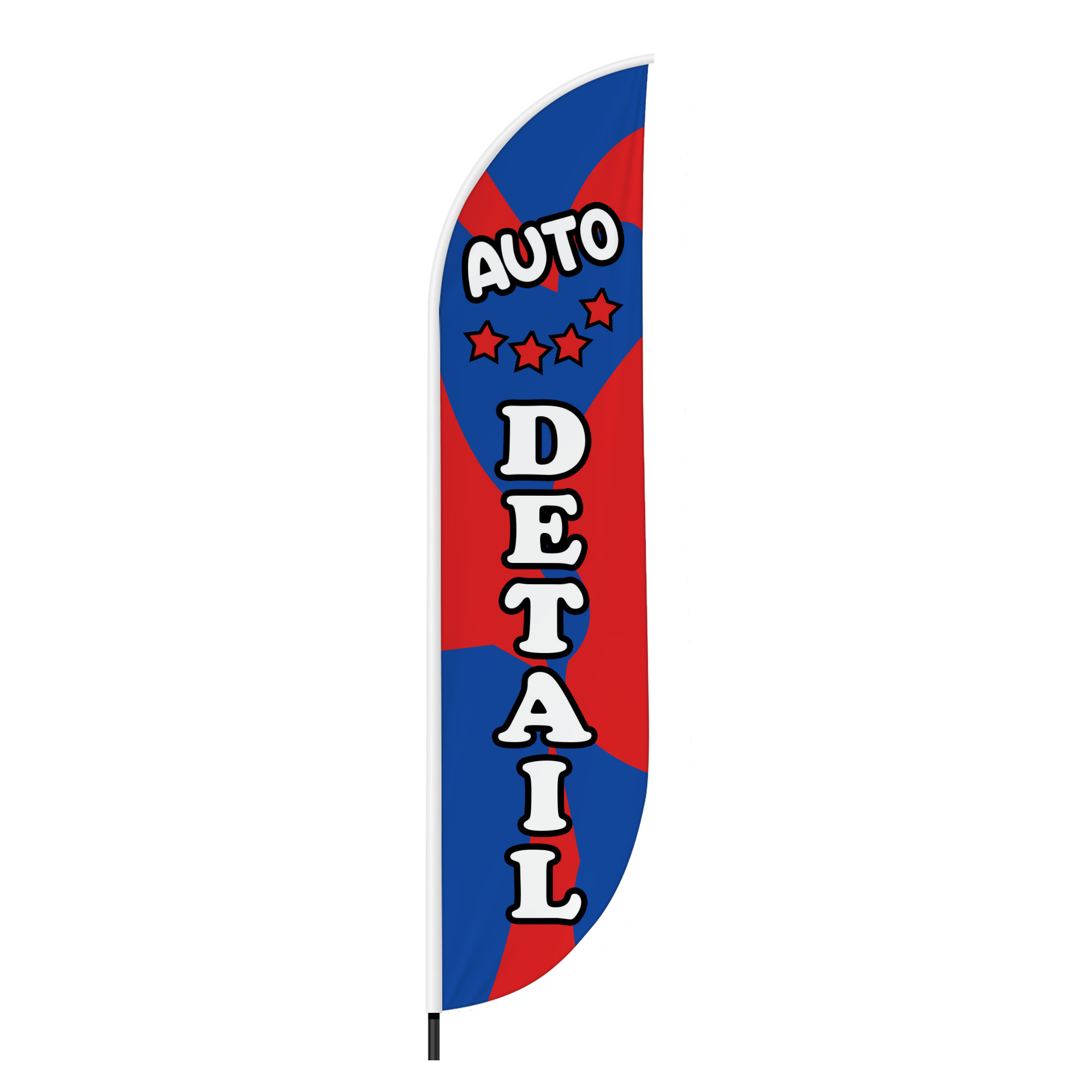 Auto Detail Feather Flag / Swooper Flag