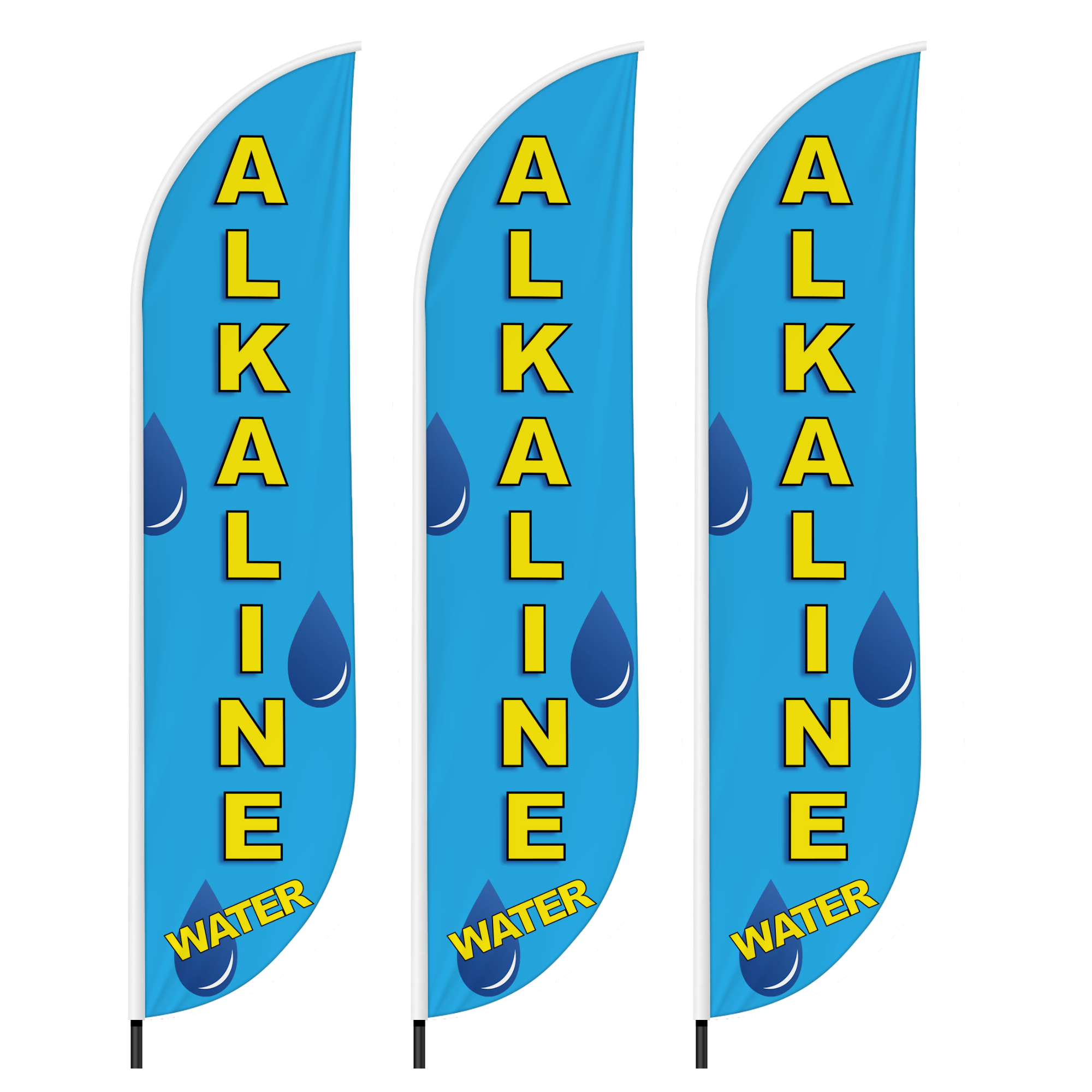 Alkaline Feather Flag / Swooper Flag