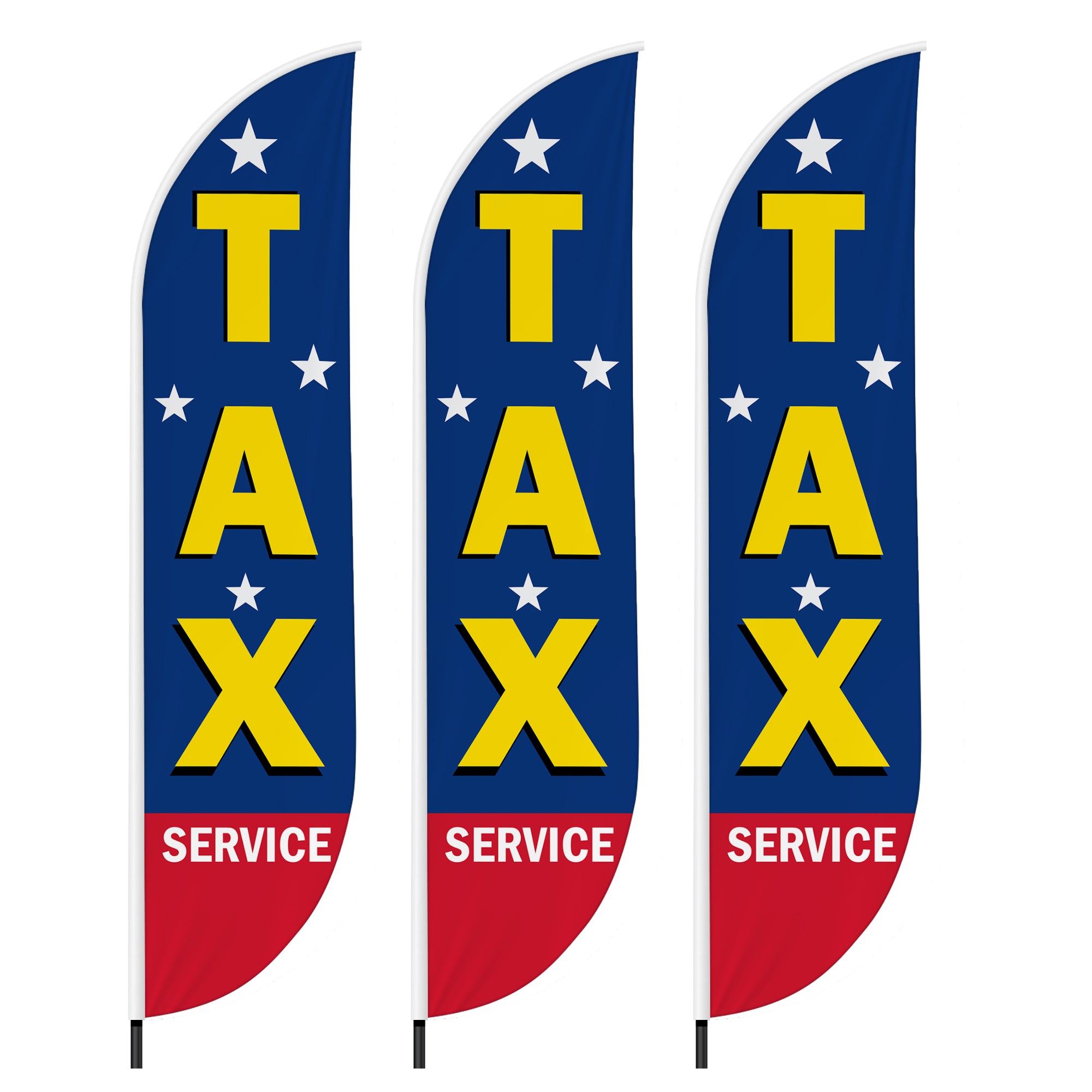 Tax Service Feather Flag / Swooper Flag