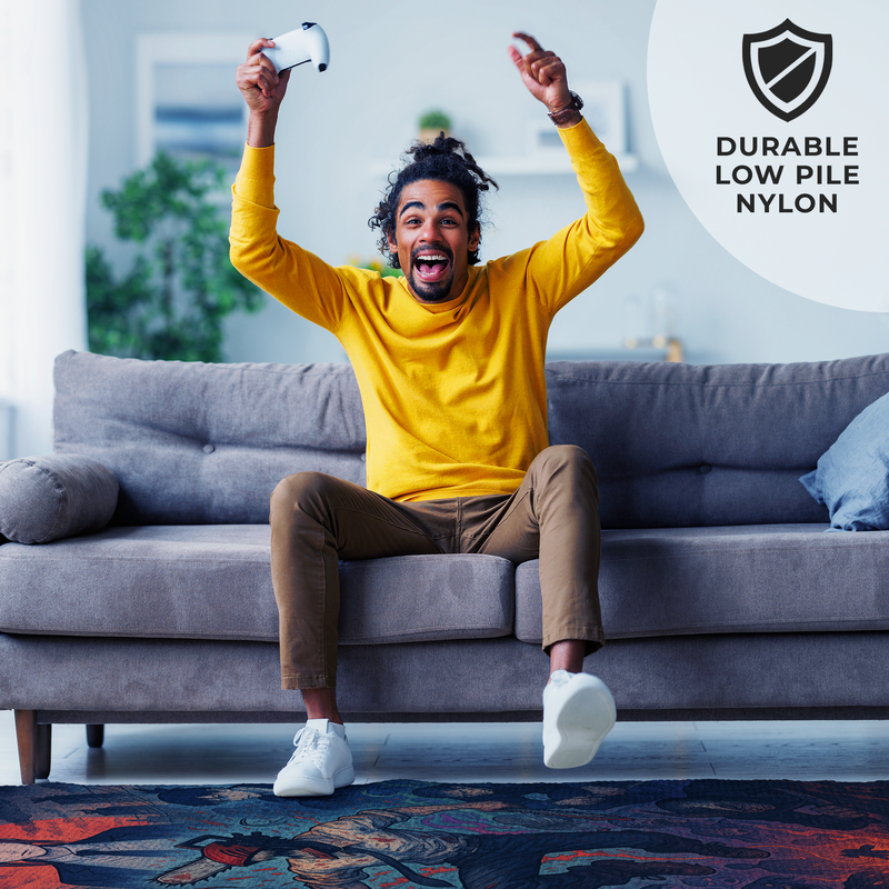 Chainsaw Man Inspired Decor Rug- 62x40 inches