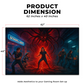 Stranger Things Inspired Decor Rug- 62x40 inches