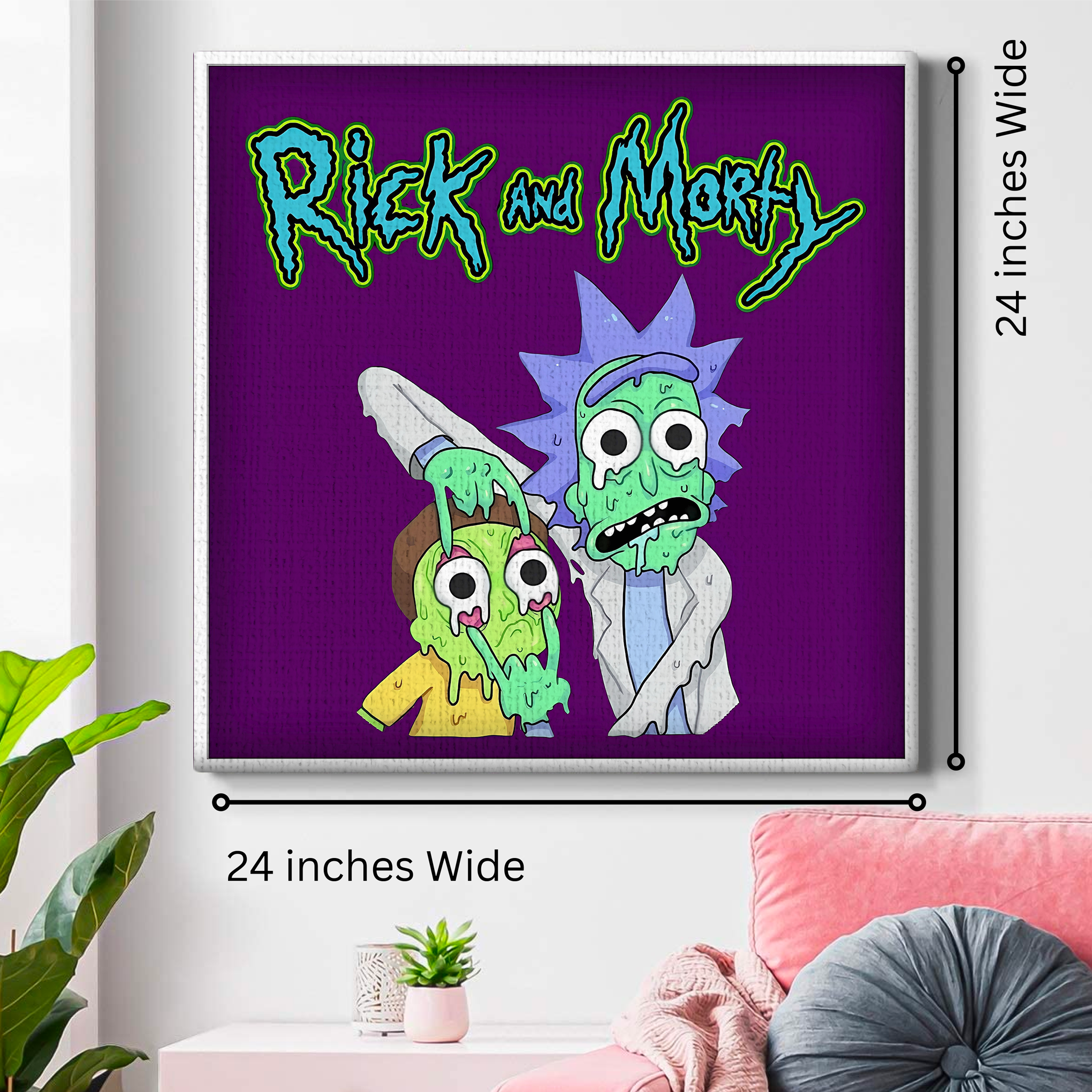 Rick And Morty 2 Wall Canvas 1 Piece