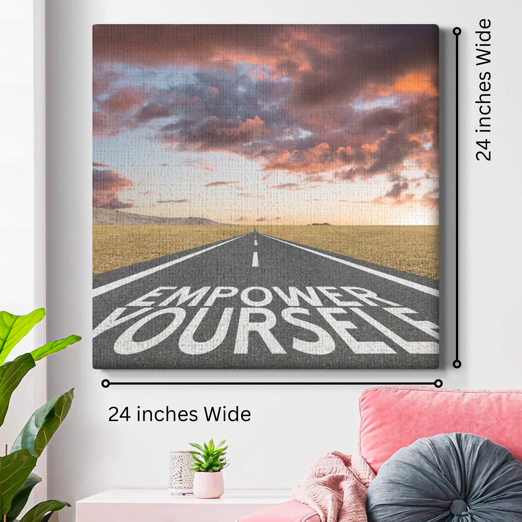 Quote 3 Wall Canvas 1 Piece