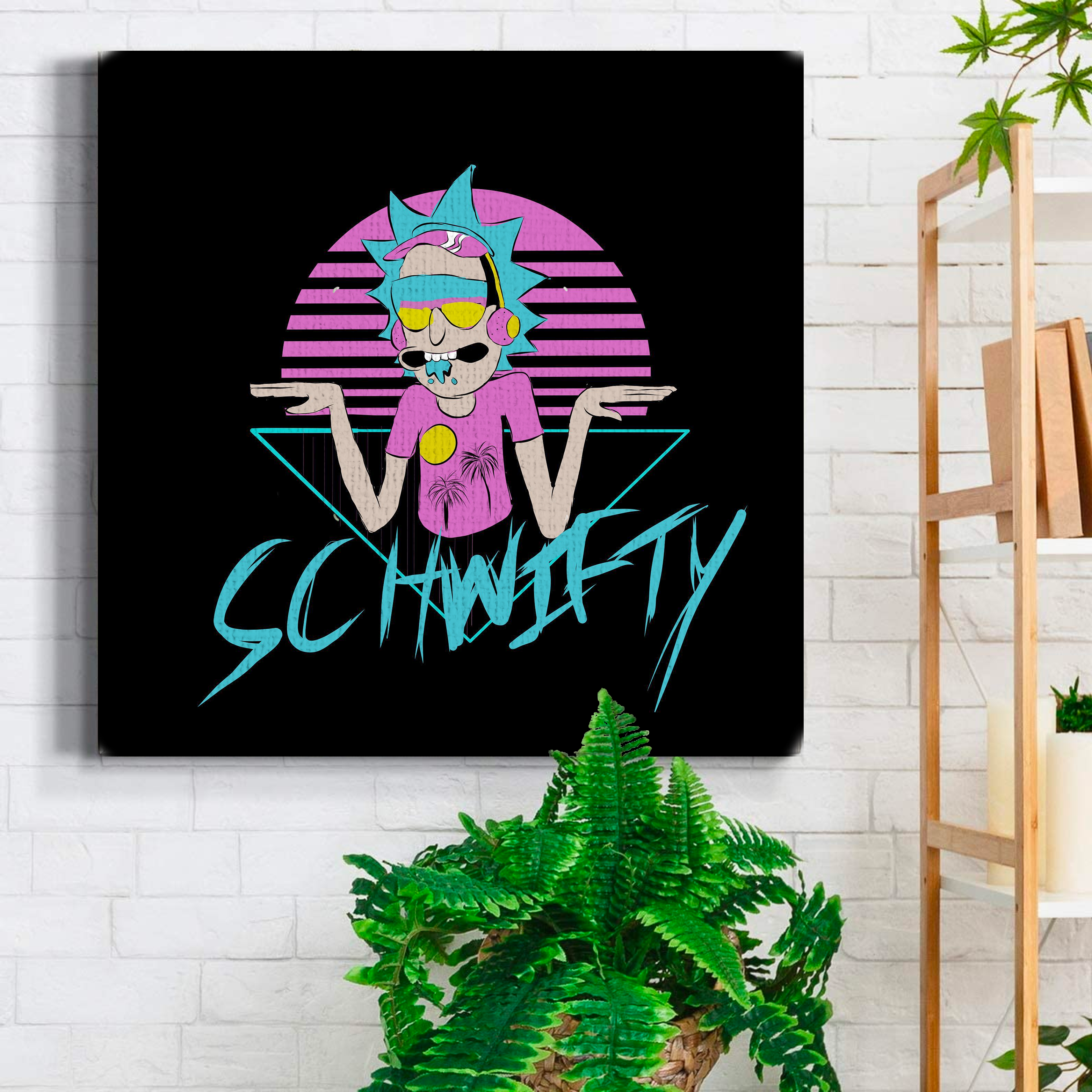 Rick And Morty Wall Canvas 1 Piece