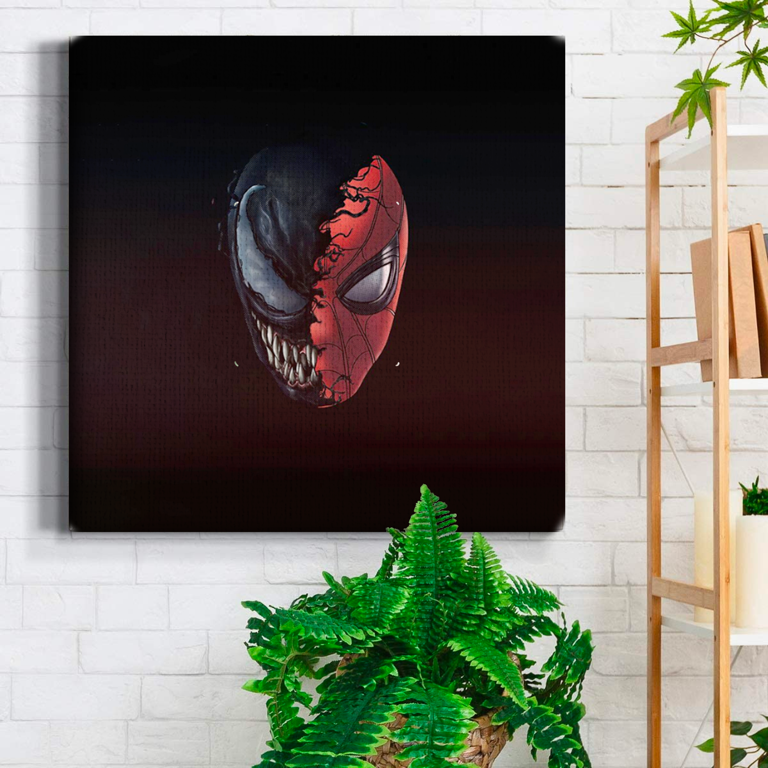 Spiderman Vs Venom Wall Canvas 1 Piece