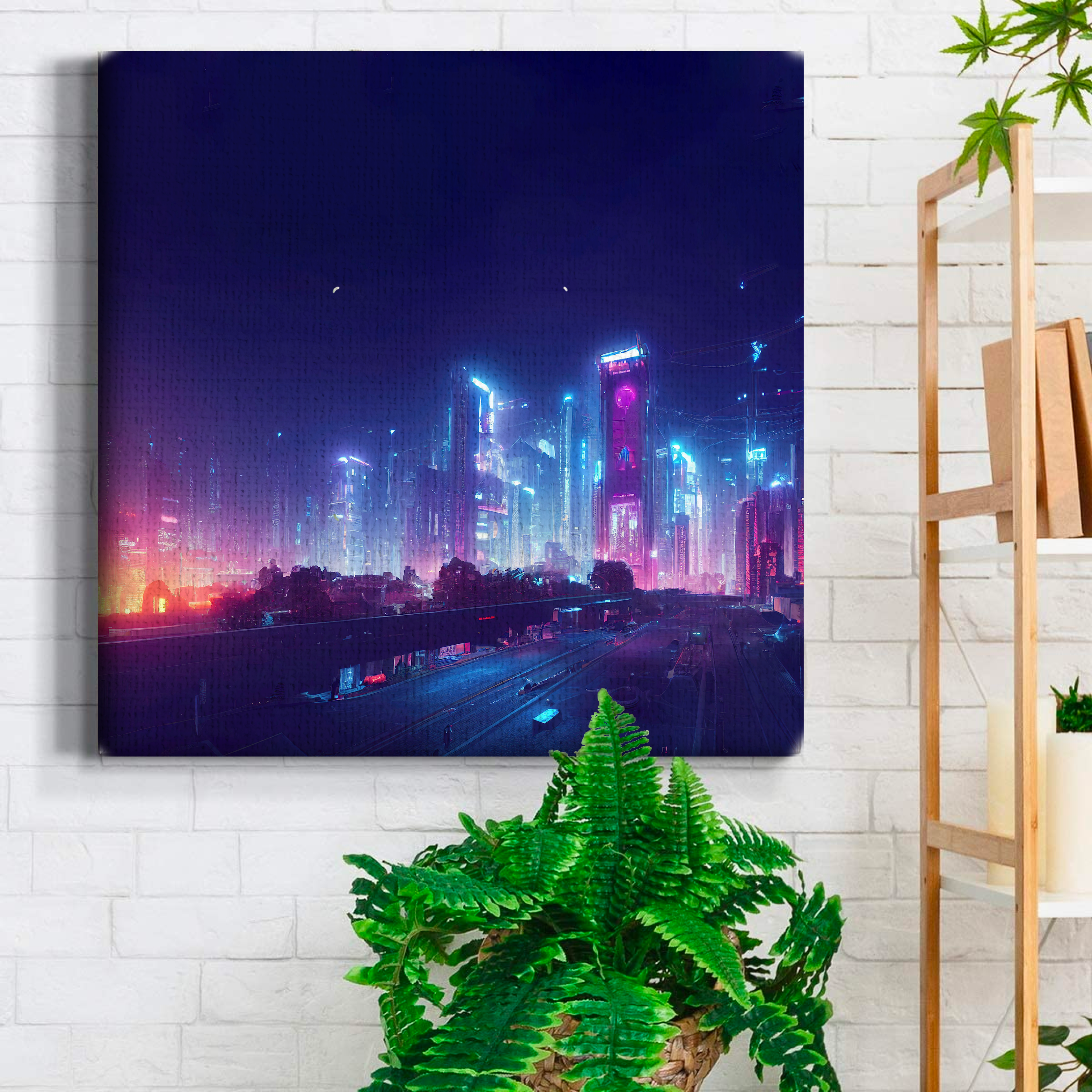 Fortnite City Wall Canvas 1 Piece