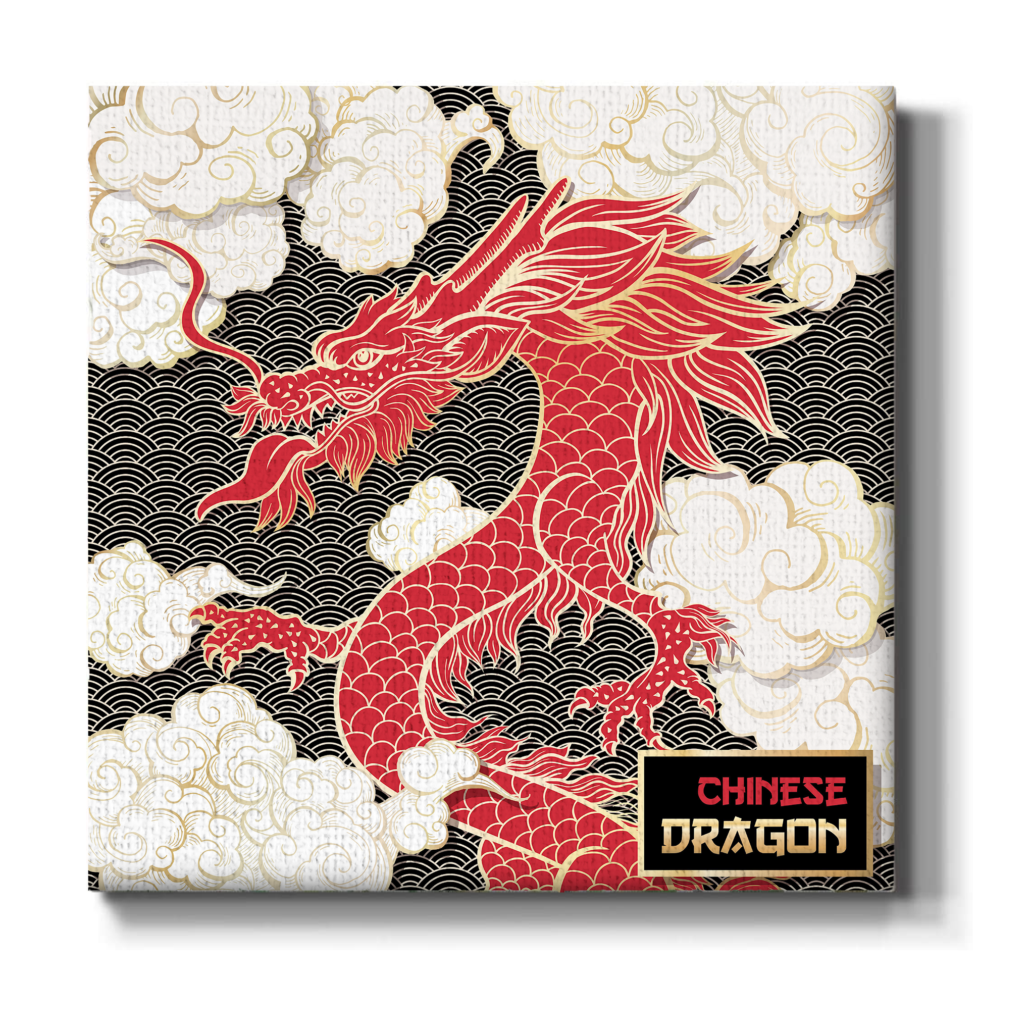 Chinese Dragon Wall Canvas 1 Piece
