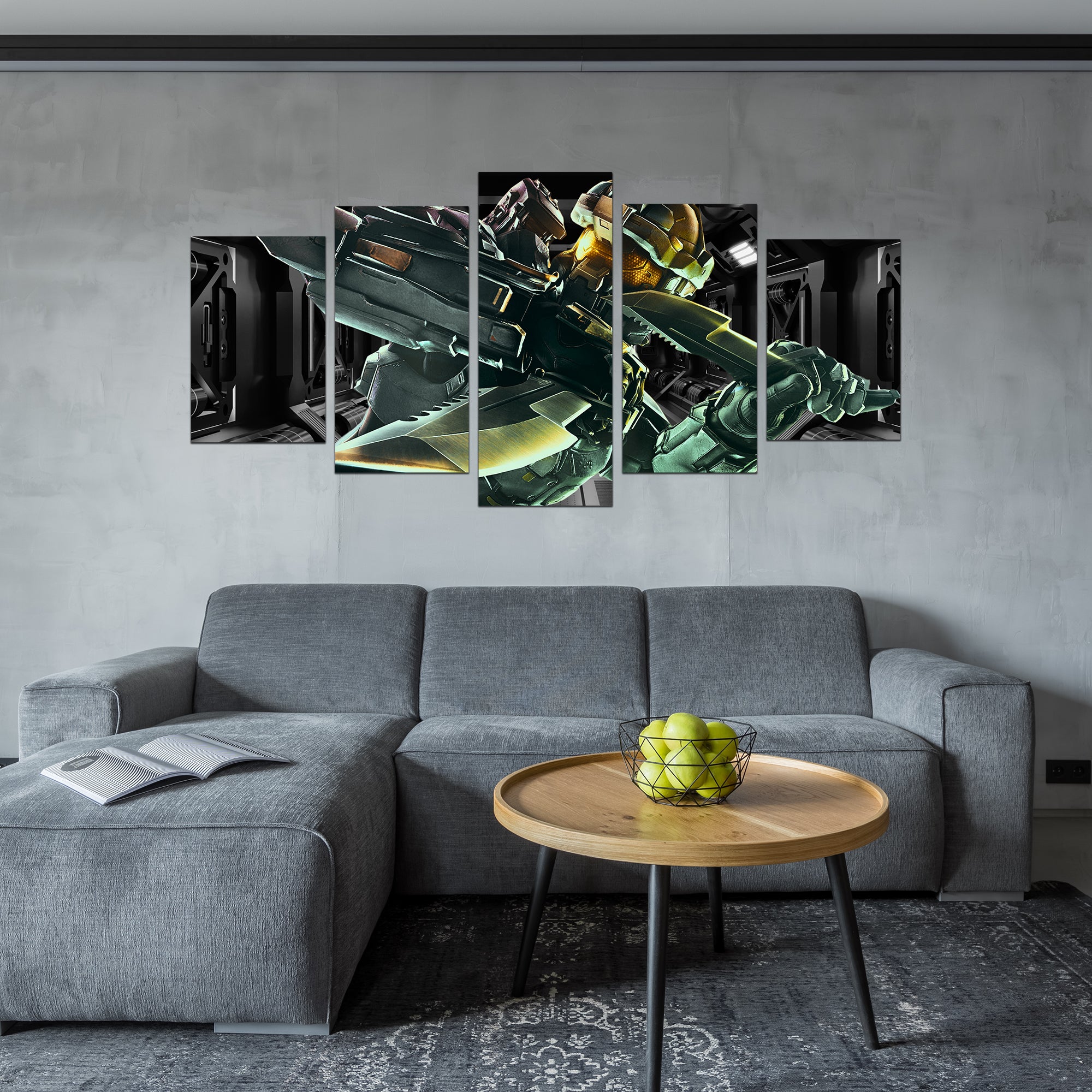 Halo Wall Canvas Set - Elegant Design, Durable Canvas Material