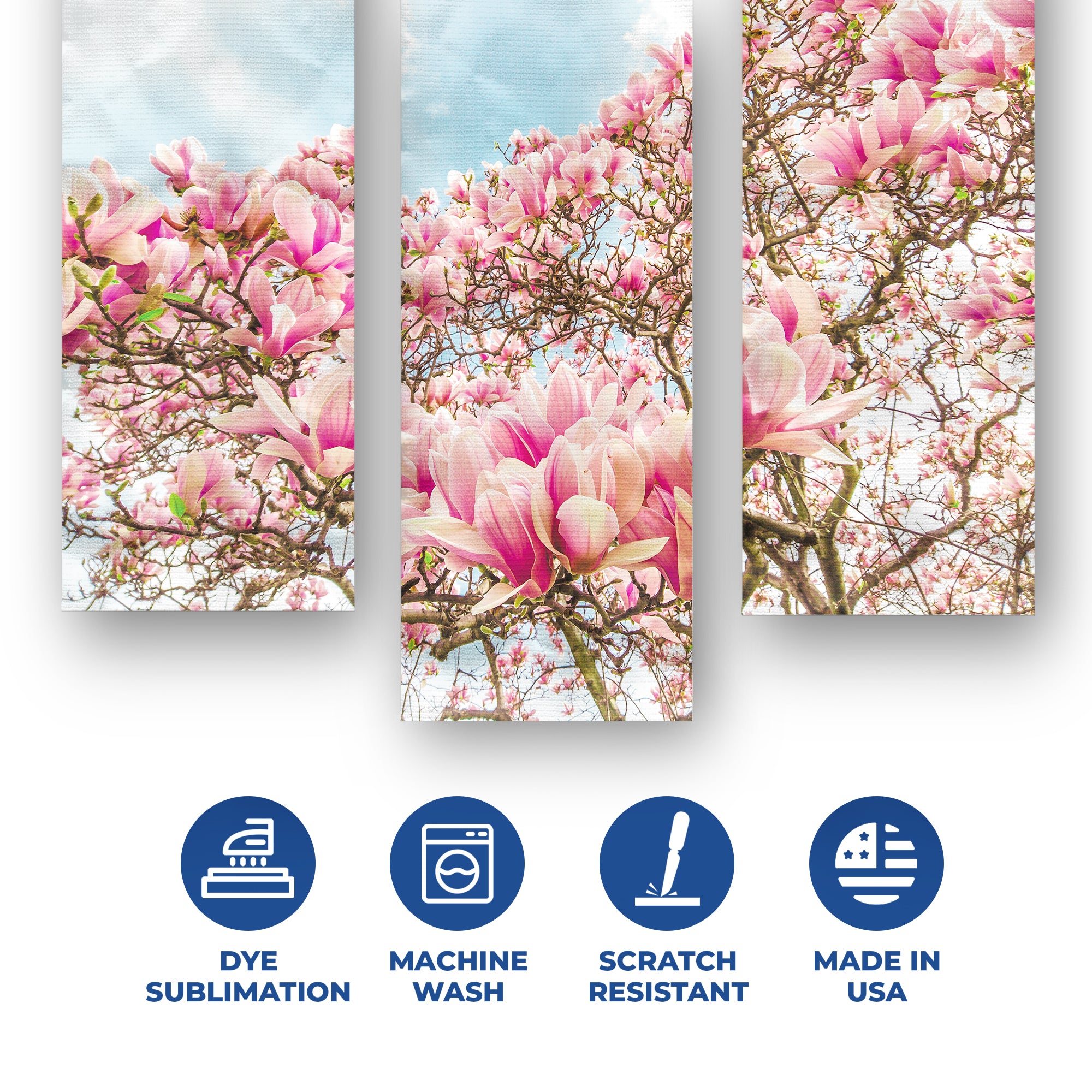 Magnolia Set of 3 Wall Banner