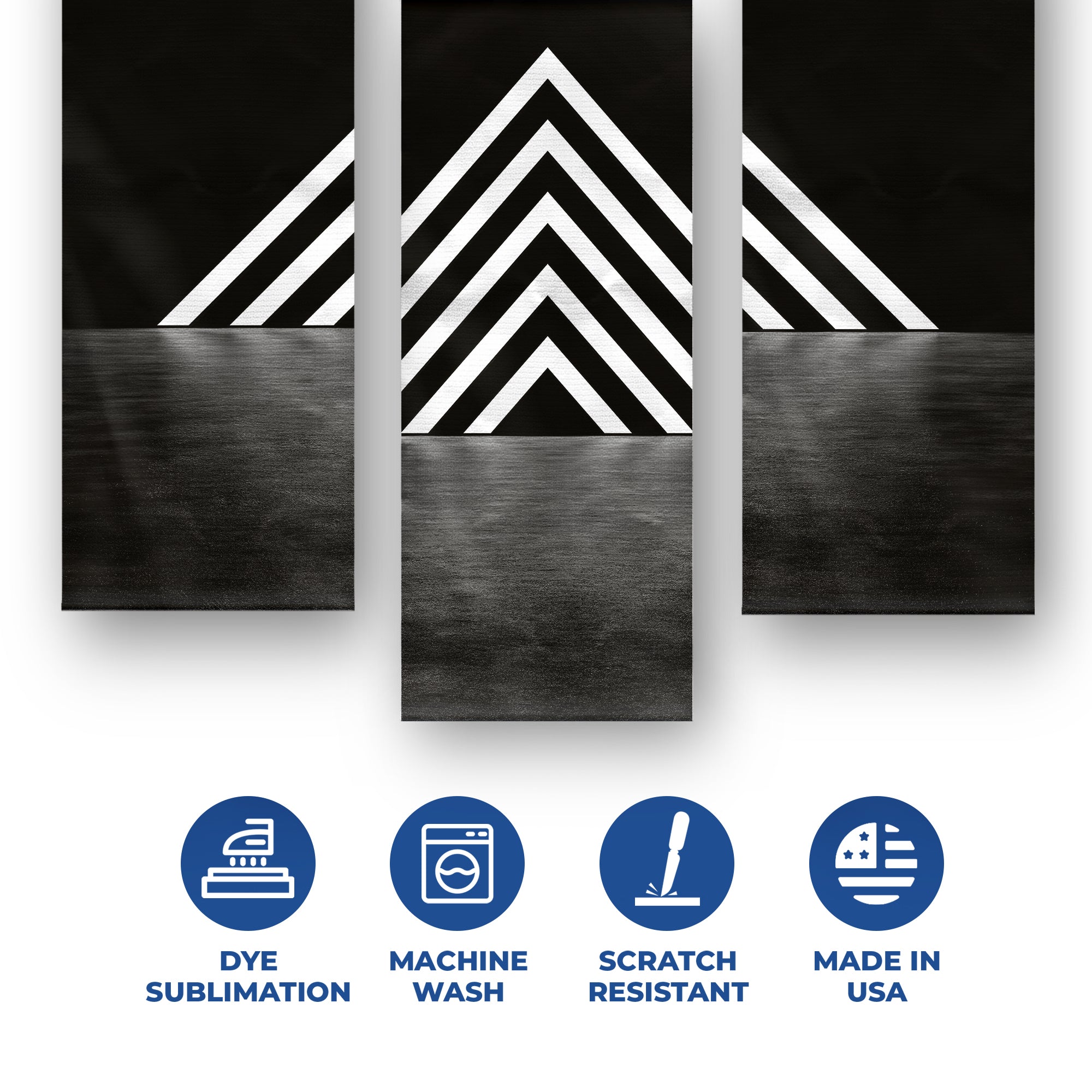 Black & White (1) Set of 3 Wall Banner