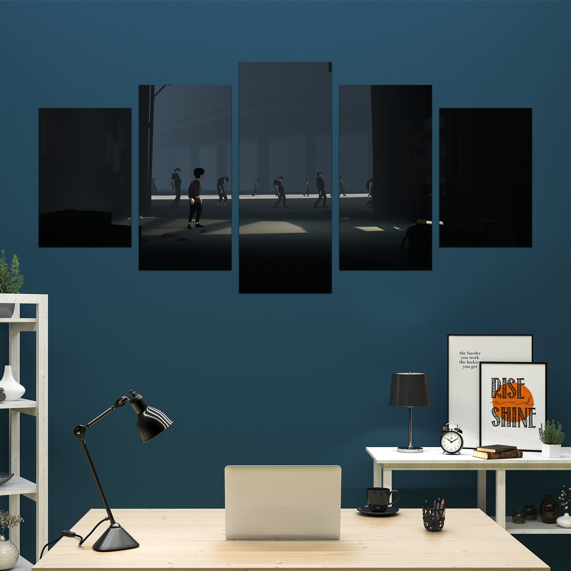 Explore 'Inside' with our Exclusive Wall Canvas Art -  Unique Narrative, Thought-Provoking