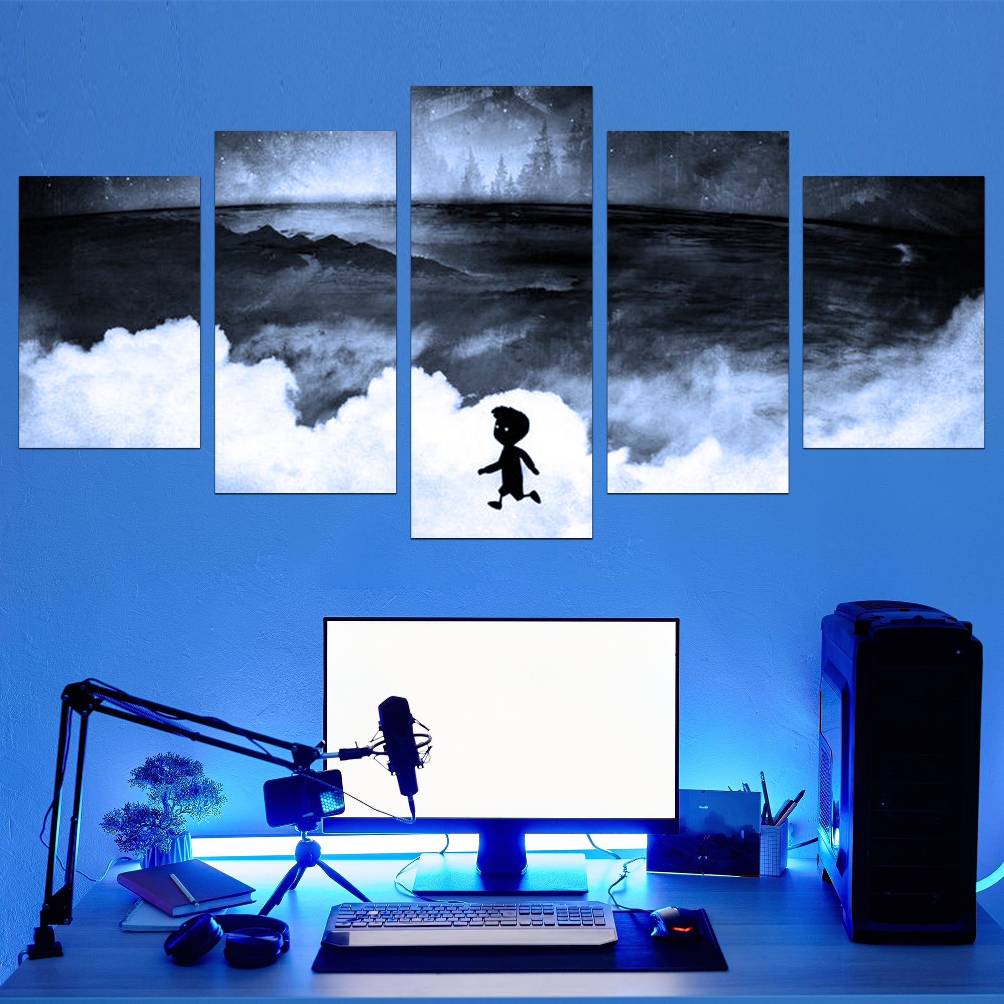 Beyond Shadows: Limbo-Inspired Wall Canvas Art Redefined