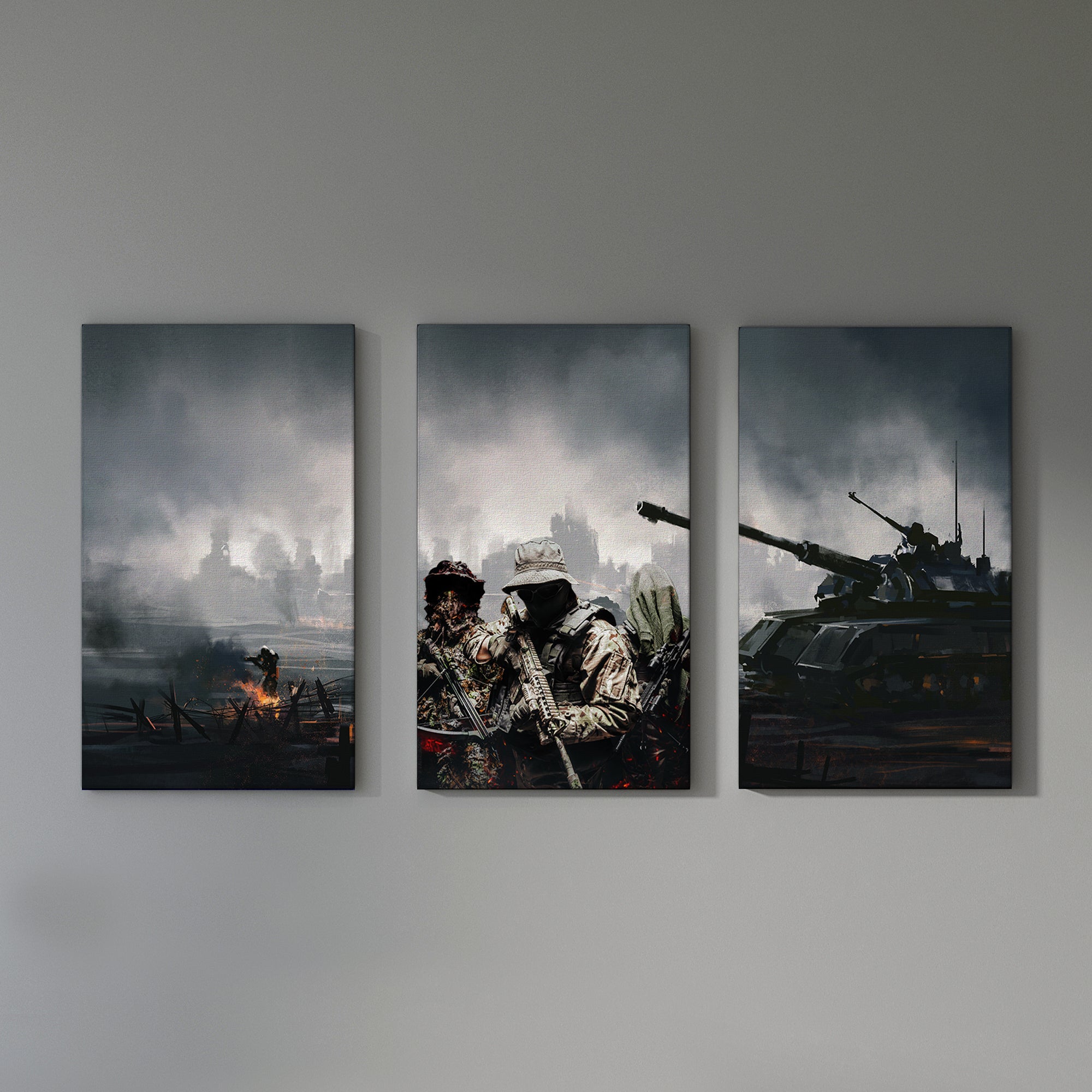 Black Ops Wall Canvas