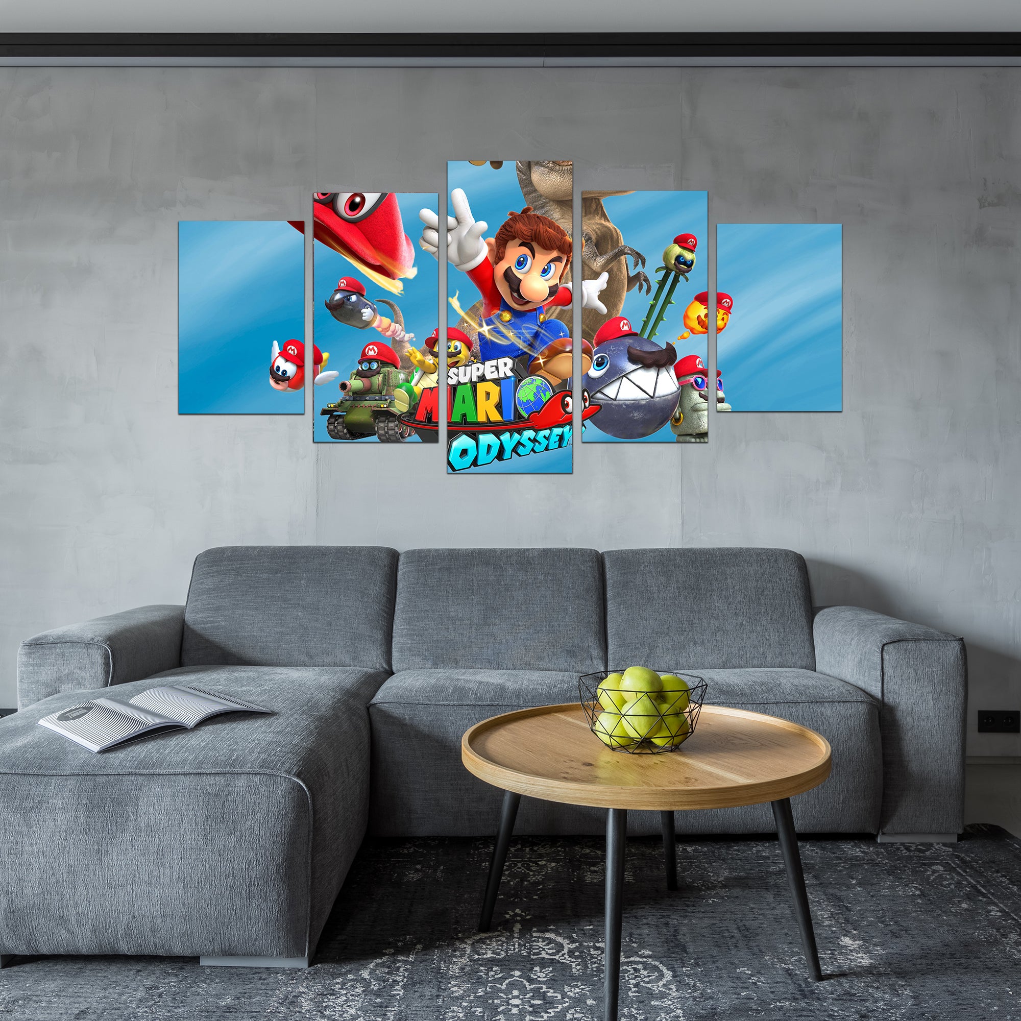 Mario Odyssey Wall Canvas Set - High-Quality Canvas, Ultimate Room Upgrade