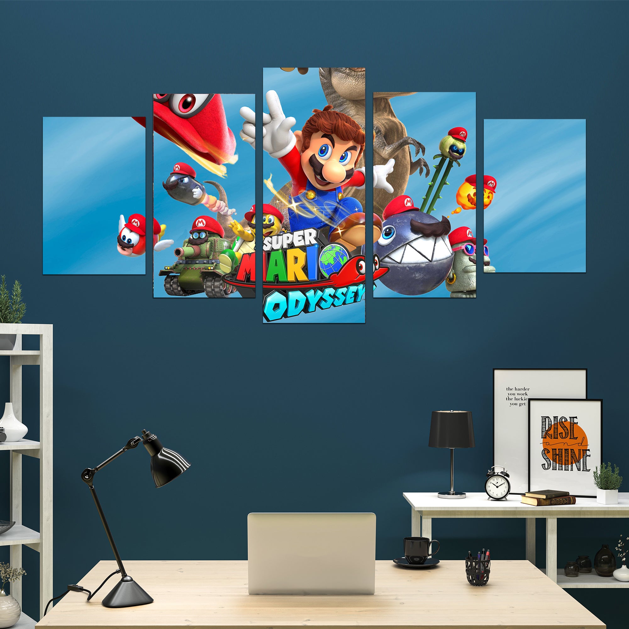 Mario Odyssey Wall Canvas Set High Quality Canvas Ultimate Room Upg