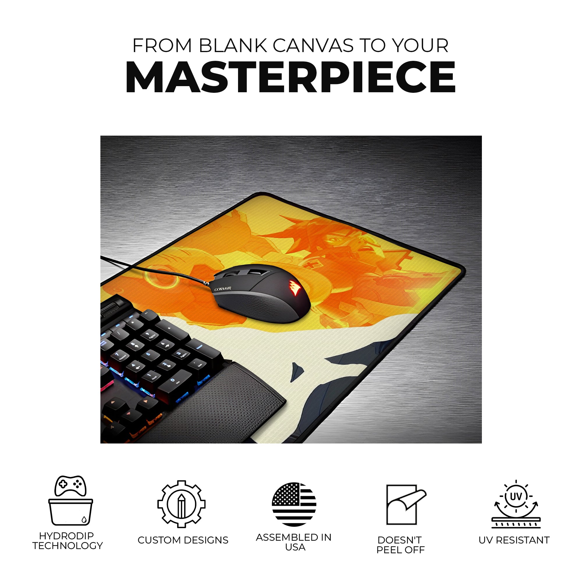 Overwatch inspired Custom Gaming Mouse Pad