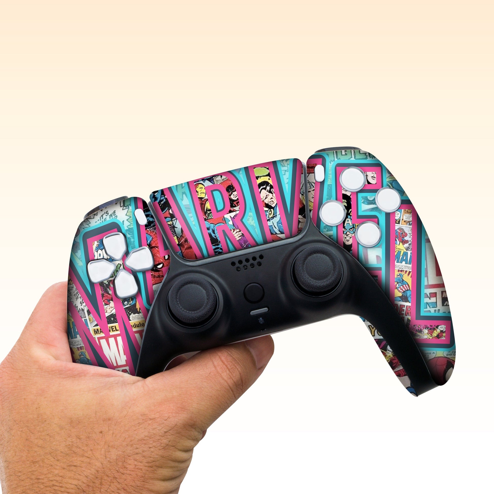 Marvel PS5 Custom Design Modded Front design