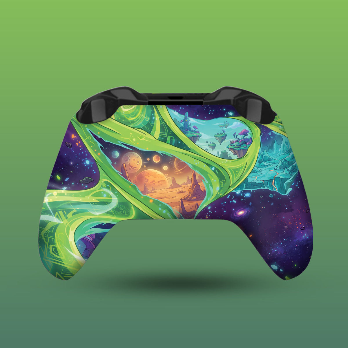 Rick And Morty Getting Sucked Into A Portal Xbox Series X/S Controller