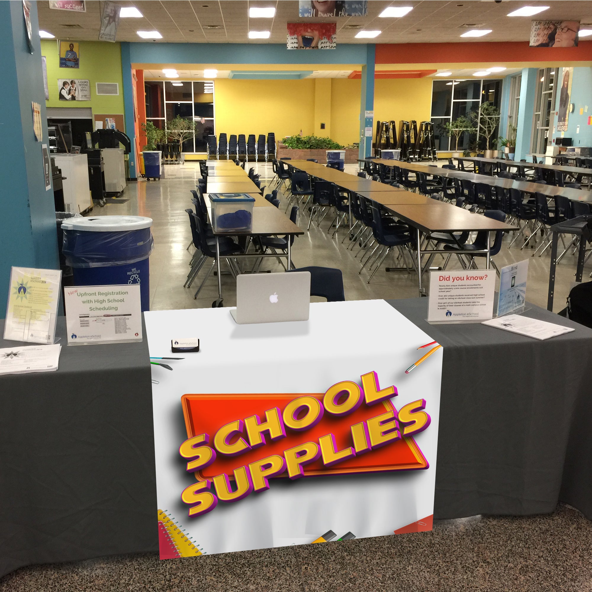 School Supplies Table Runner