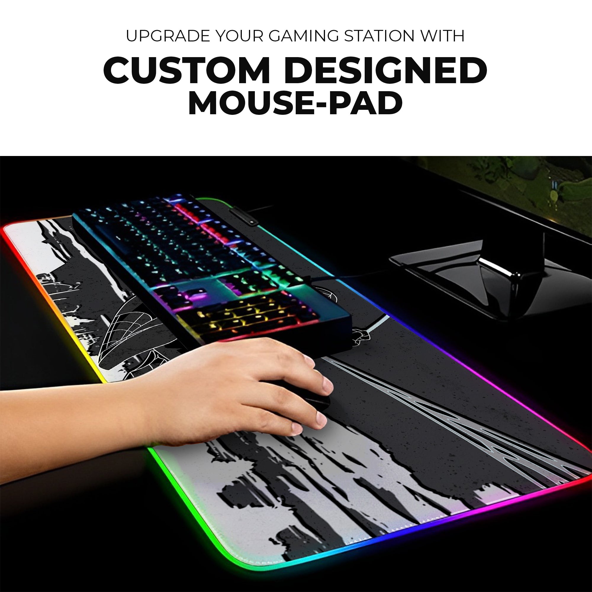 Spiderman inspired Custom Gaming Mouse Pad