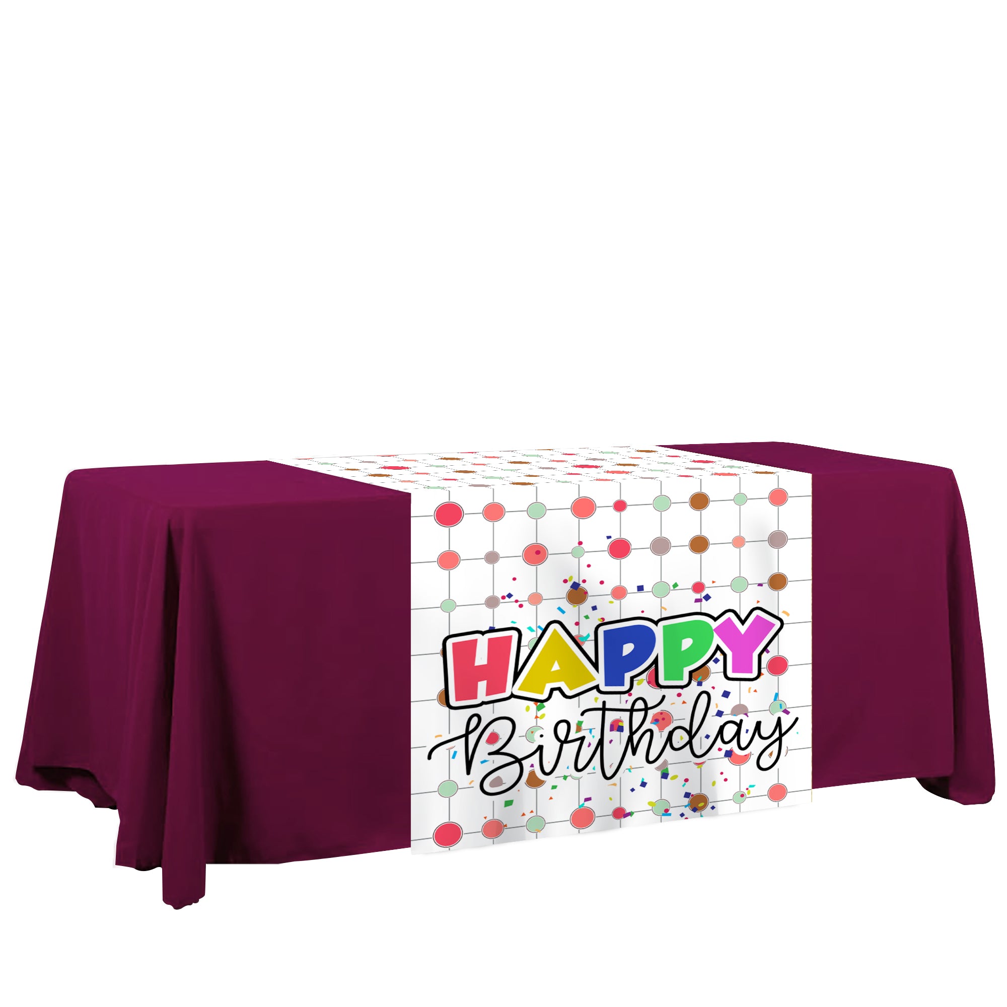 Happy Birthday Table Runner