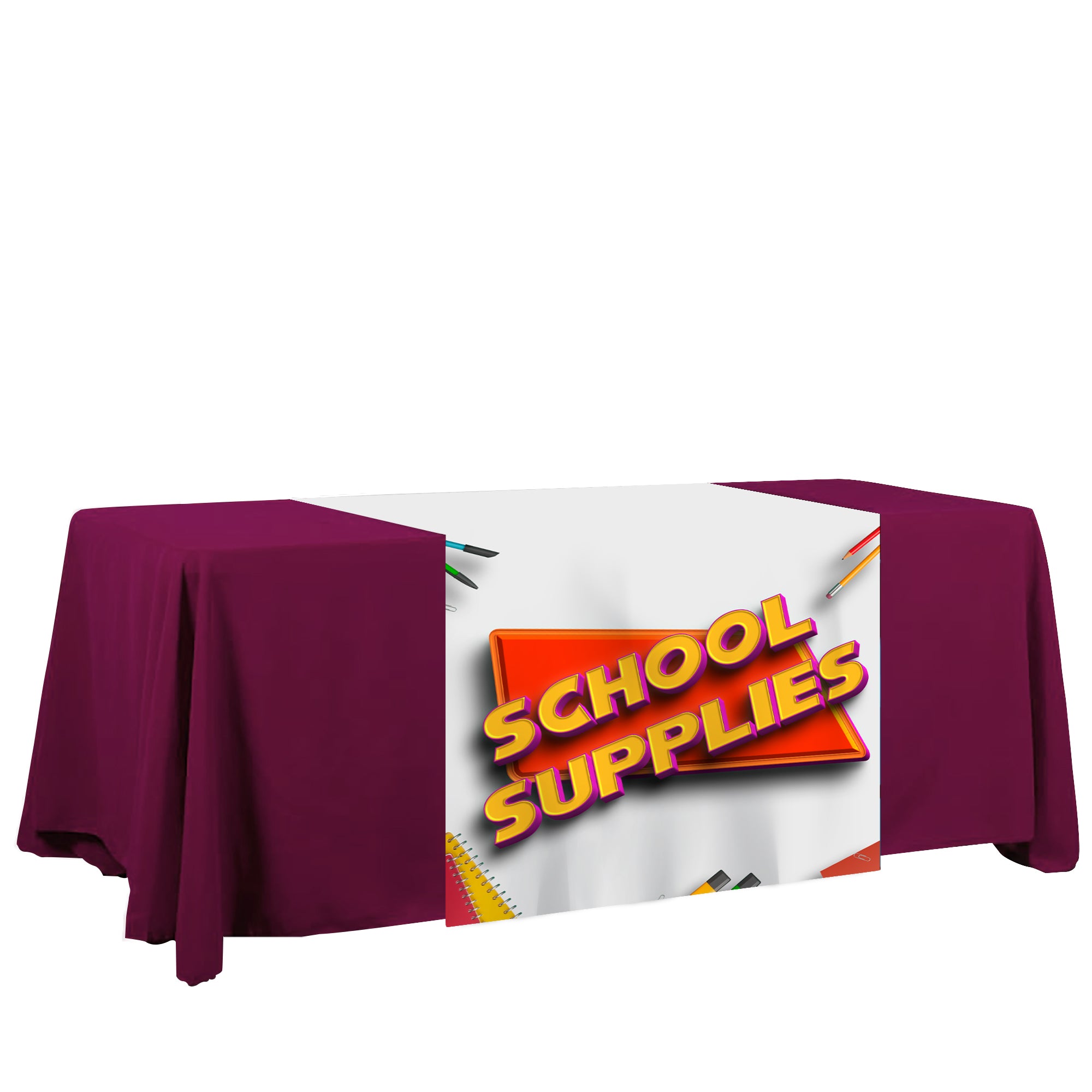 School Supplies Table Runner