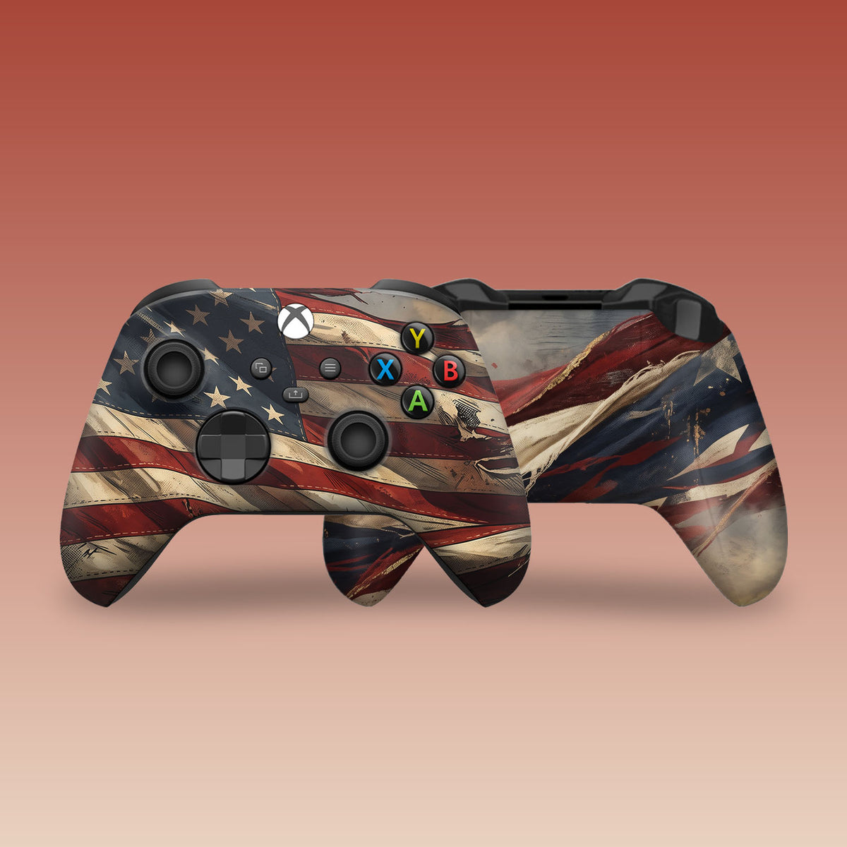 Tattered US Flag 2 Xbox Series X/S Controller