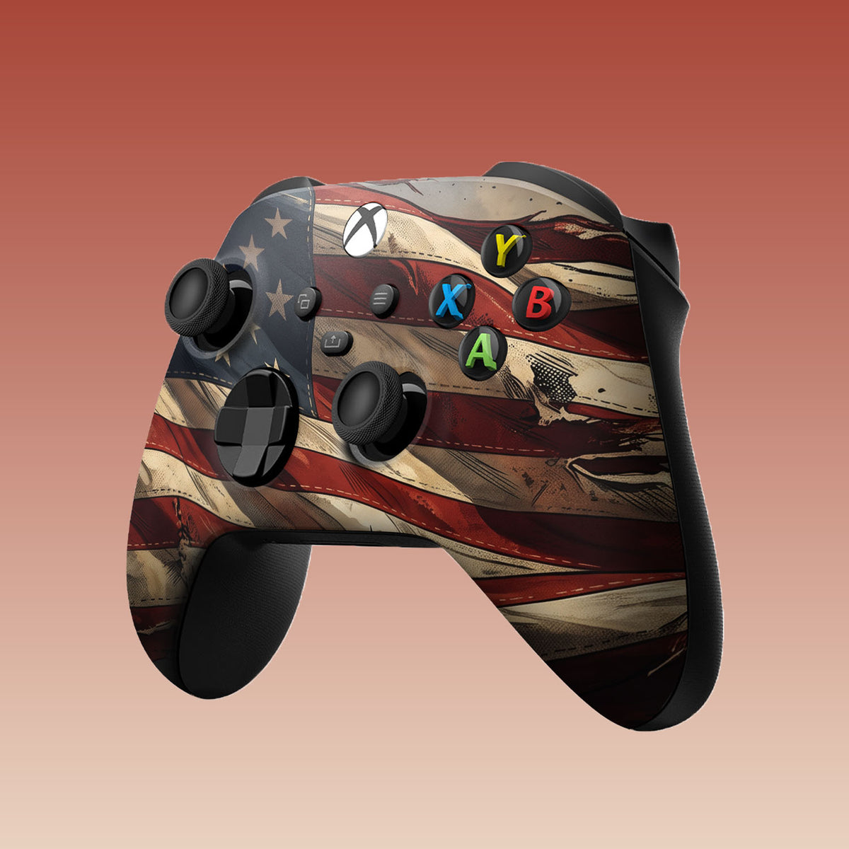Tattered US Flag 2 Xbox Series X/S Controller
