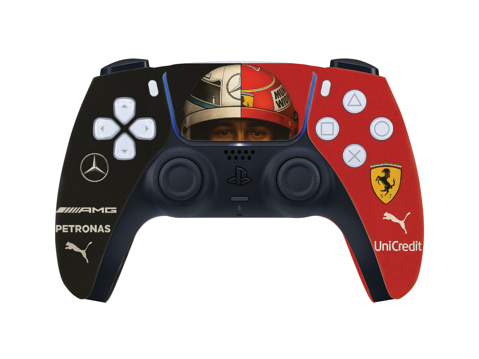 F1 Hamilton Merch X Ferrari Design PS5 Controller