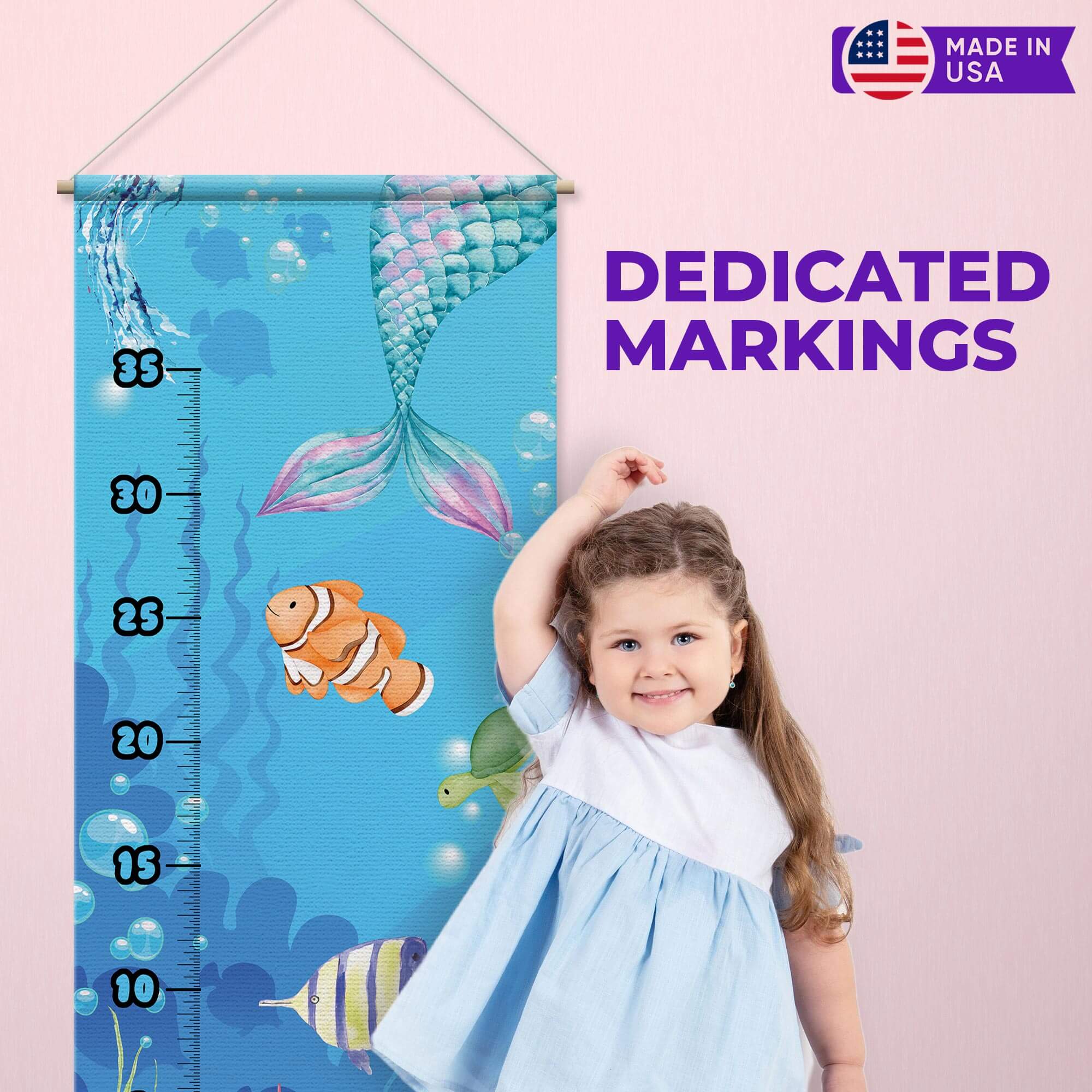 Dream Controller Under the sea Toddler Growth Chart