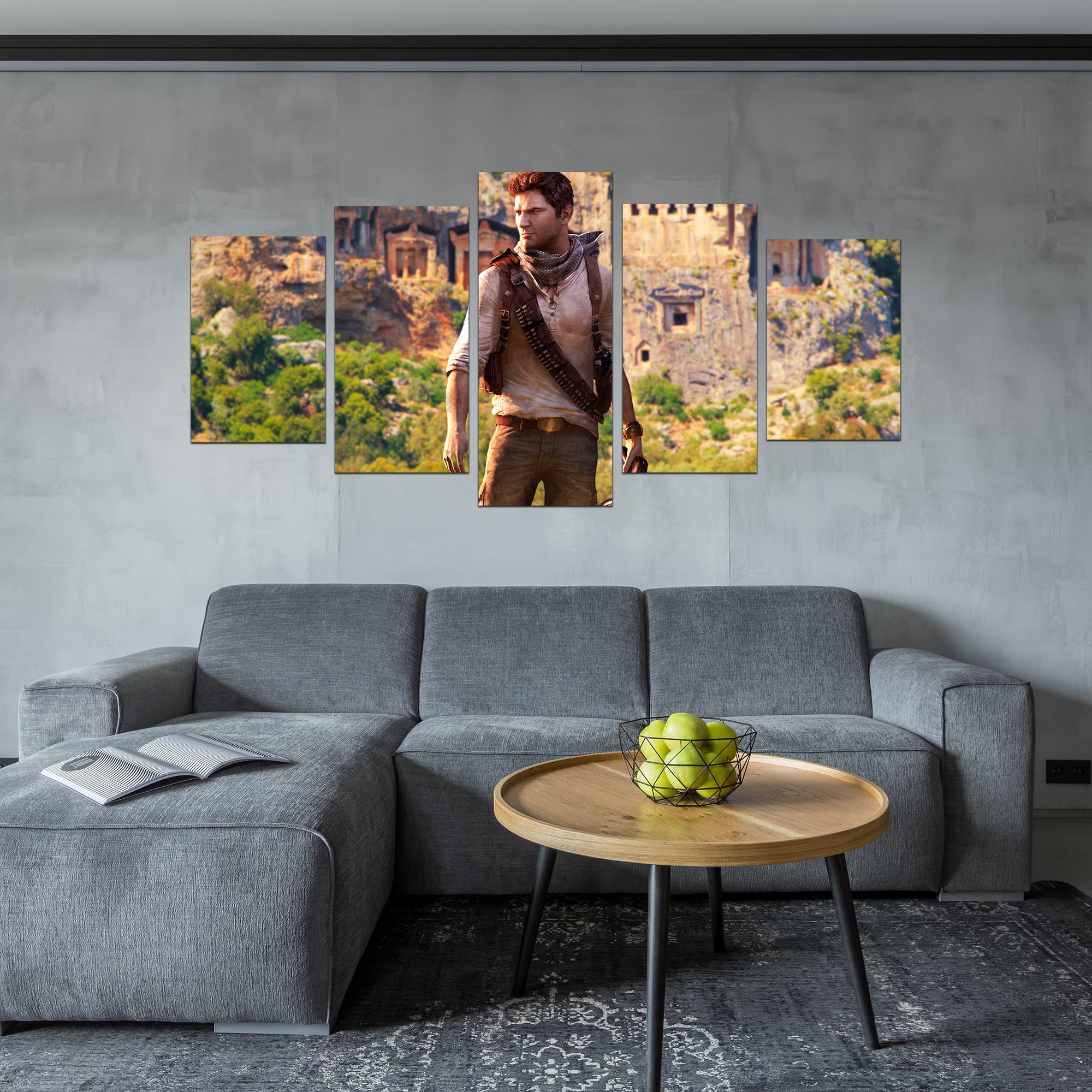 Uncharted Wall Canvas Set - Captures the spirit of adventure, High-resolution prints