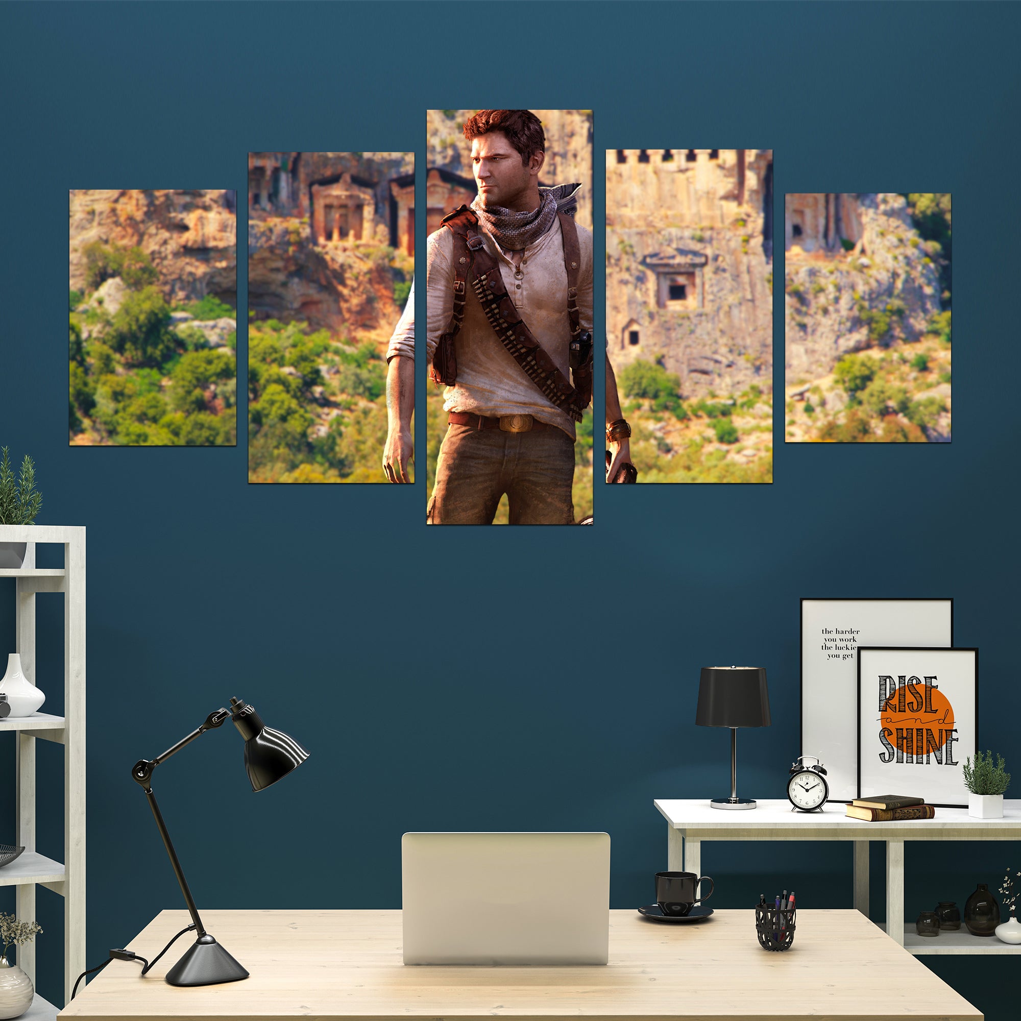 Uncharted Wall Canvas Set - Captures the spirit of adventure, High-resolution prints