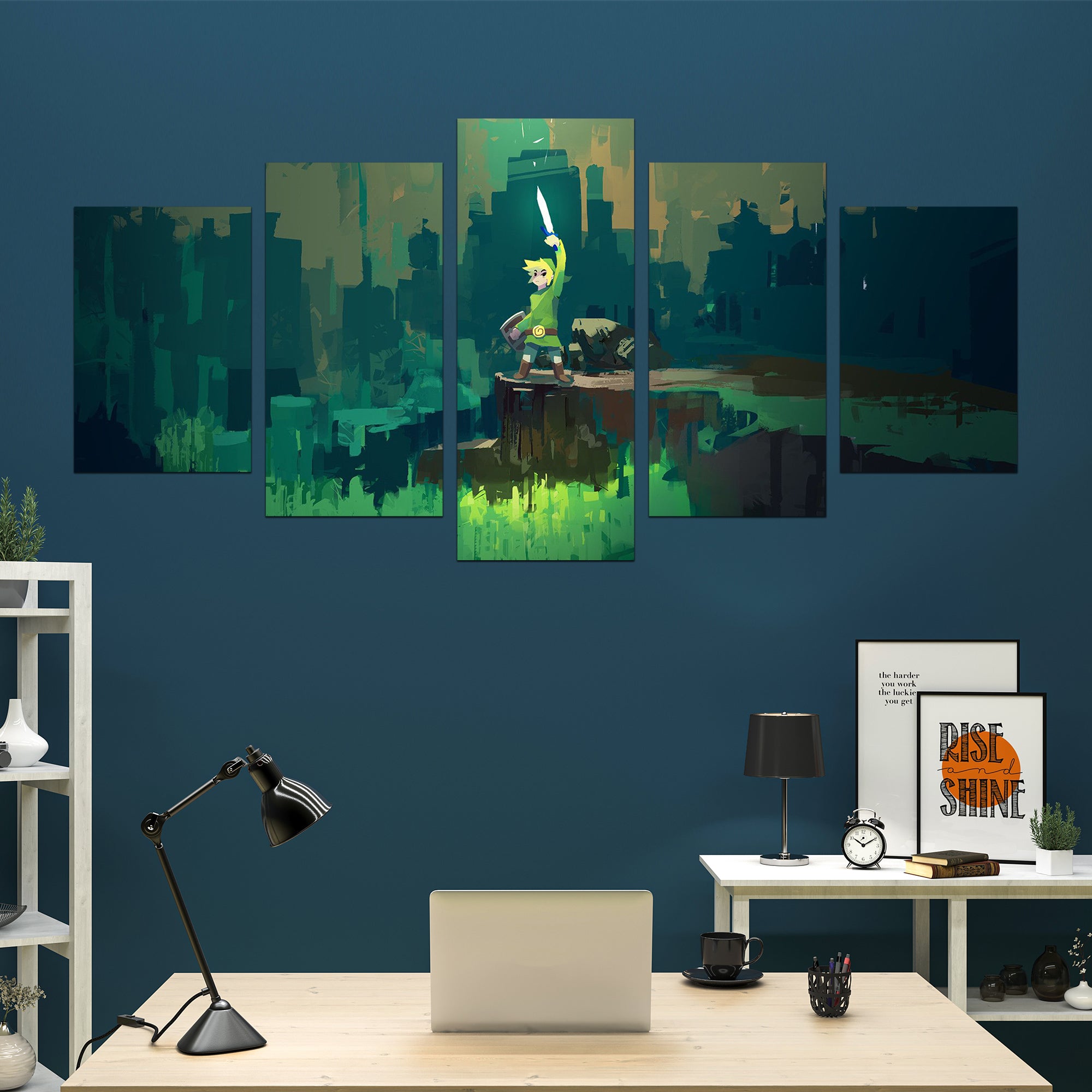 Wonders of Terraria Wall Canvas Art: Pixel Art Canvas Delight for Your Walls, Retro Gaming Vibes