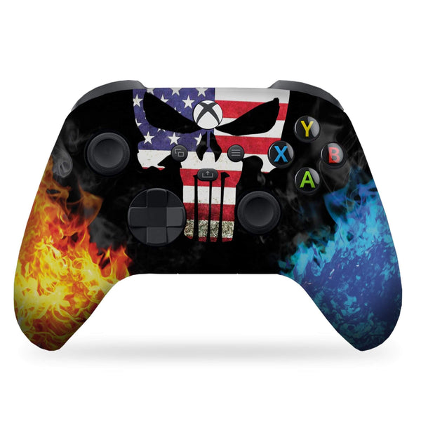 American Punisher Xbox Series X Controller Front Print Only