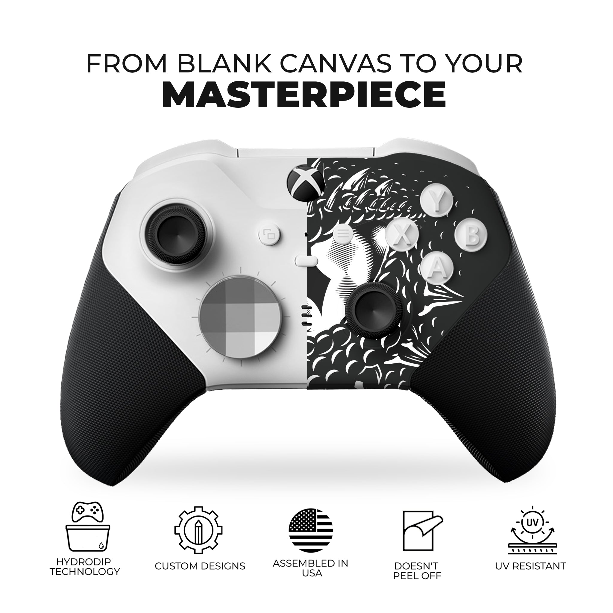 Smaug Dragon Eyes Xbox Elite Controller Series 2 Core