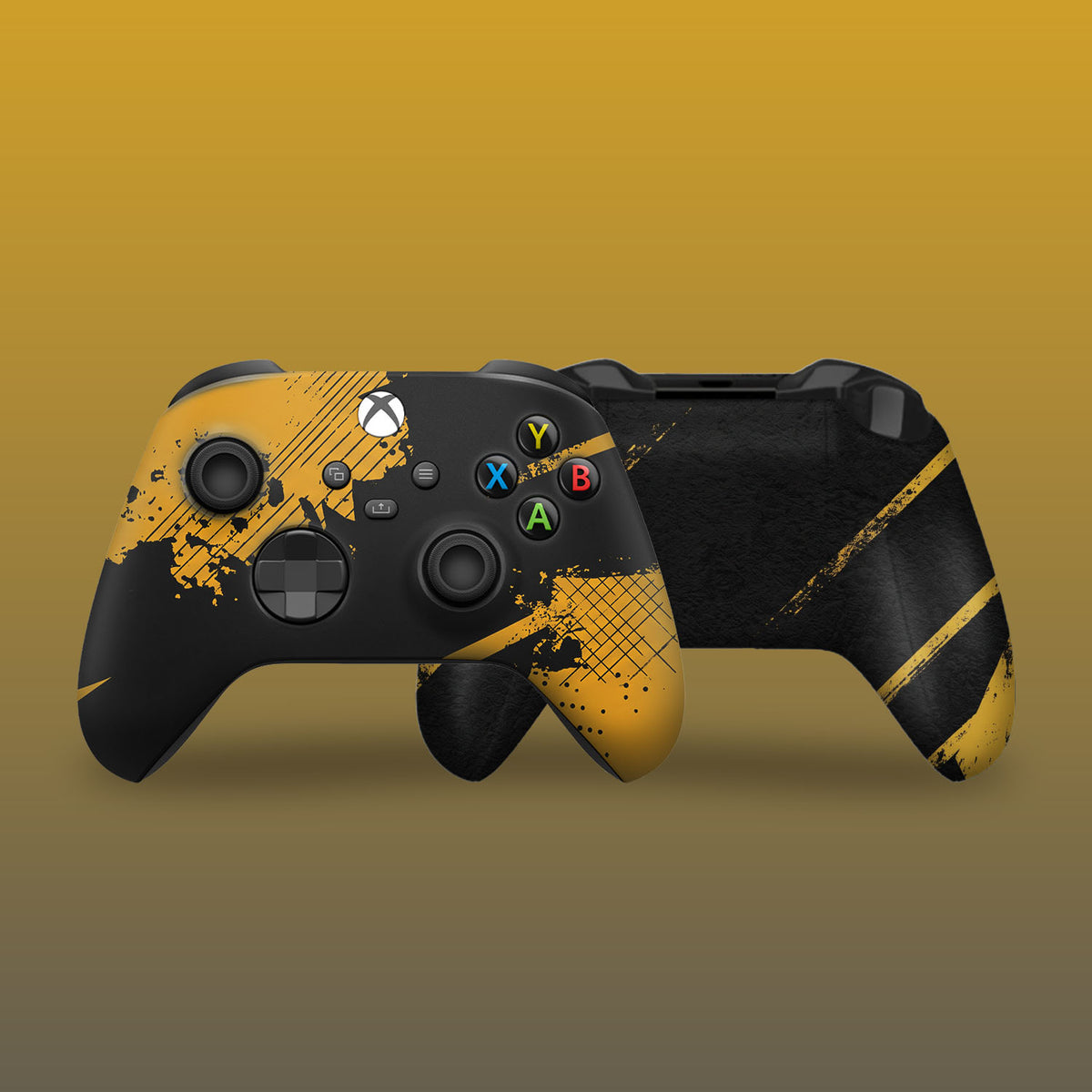 Yellow Hazard Abstract Xbox Series X/S Controller