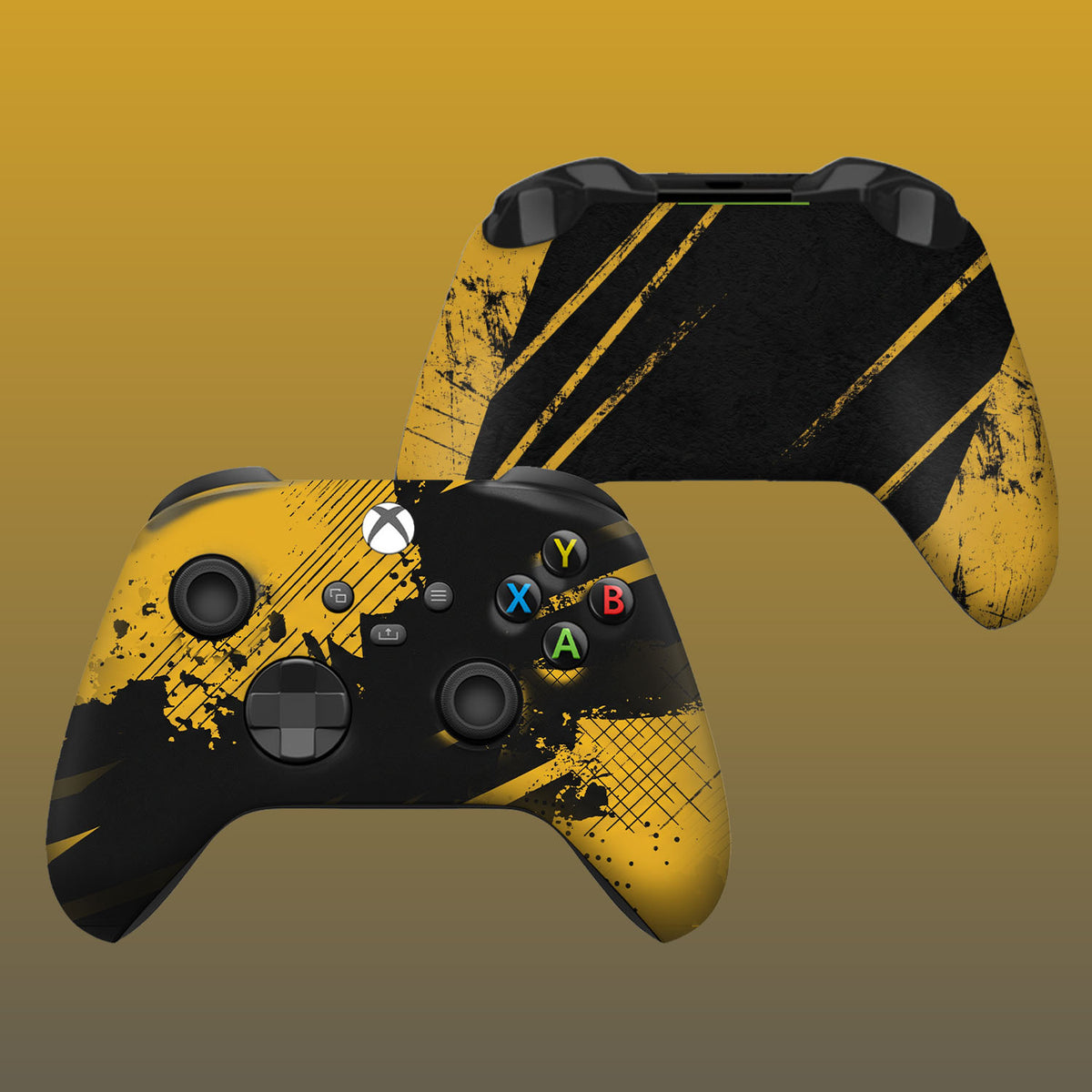 Yellow Hazard Abstract Xbox Series X/S Controller