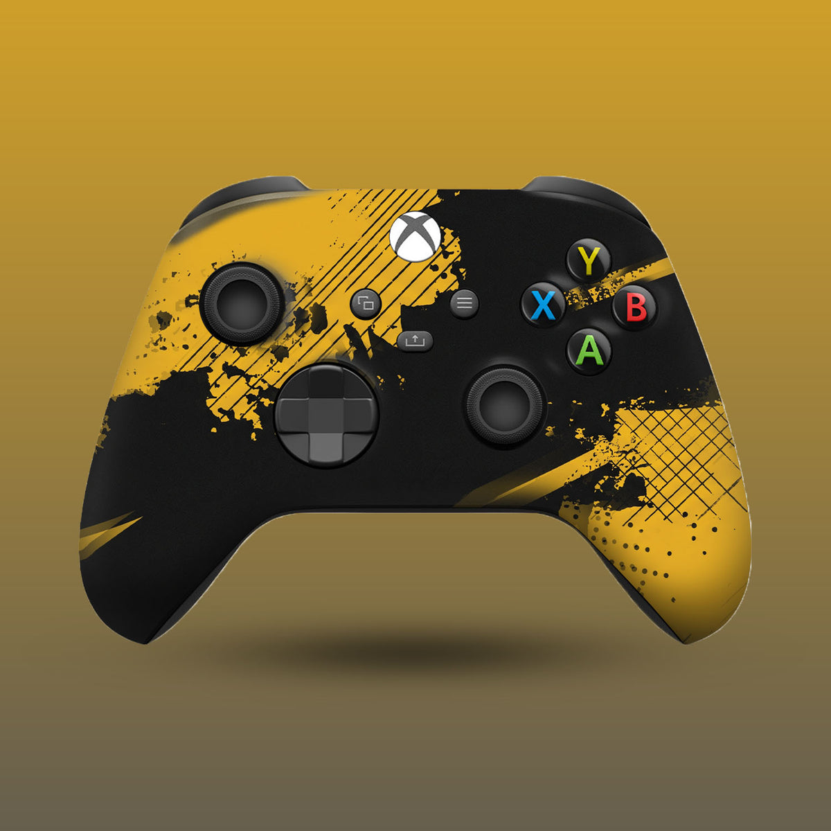 Yellow Hazard Abstract Xbox Series X/S Controller