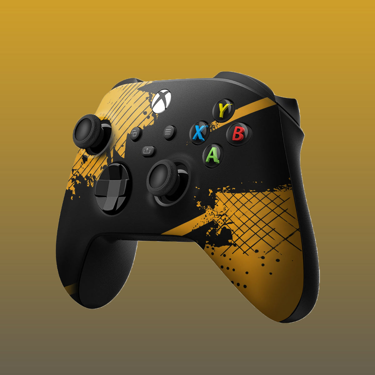 Yellow Hazard Abstract Xbox Series X/S Controller
