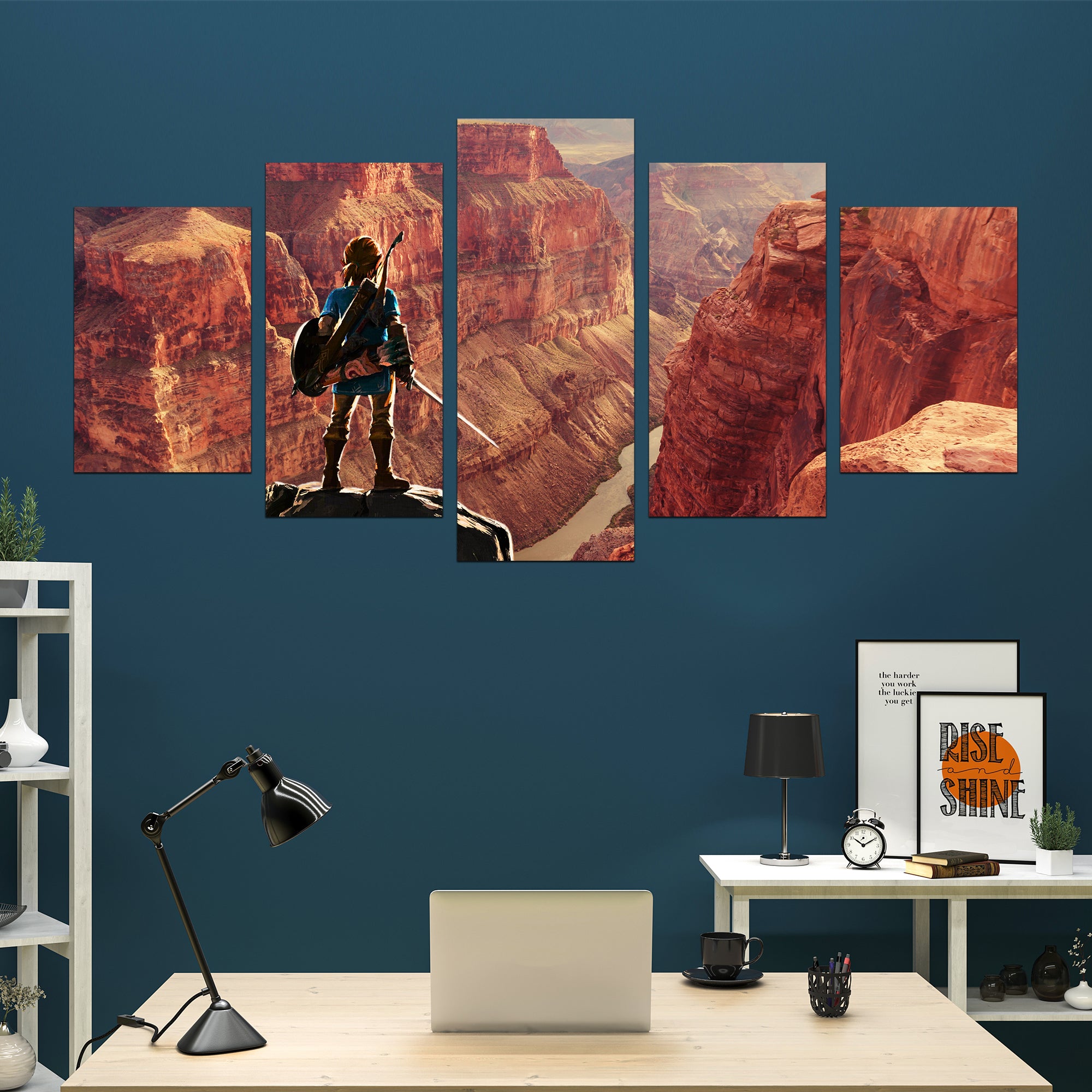 The Legend of Zelda: Breath of the Wild Wall Canvas Art - 5 Legendary Pieces of Fantasy Art, High-Quality Canvas