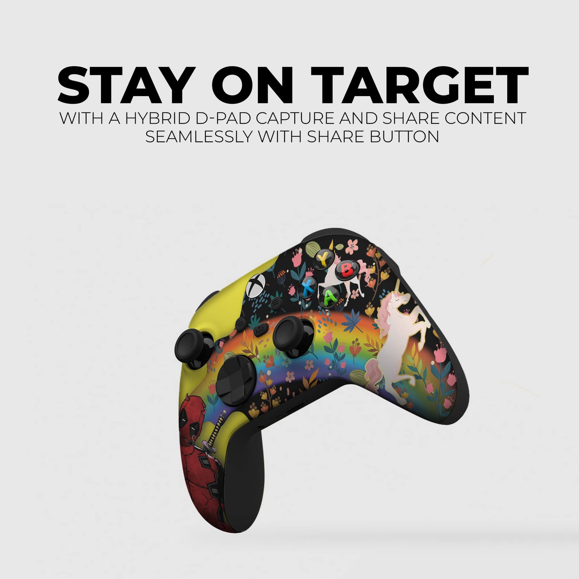 Deadpool & Unicorn Custom Xbox Series X Controller Wireless compatible with X-box One/X-box Series X/S