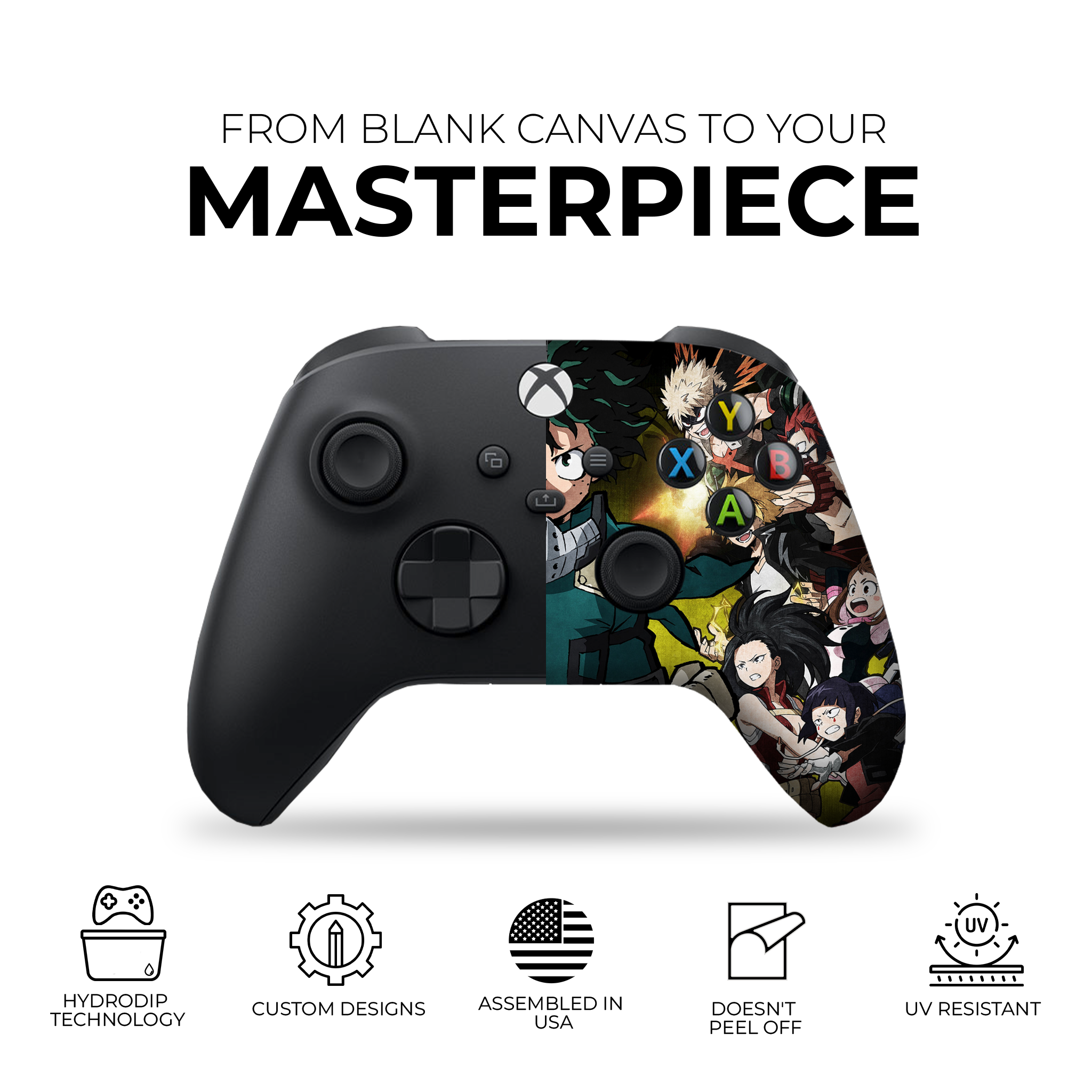 My Hero Academia Inspired Xbox Series X Controller – Elevate Your Gaming Experience