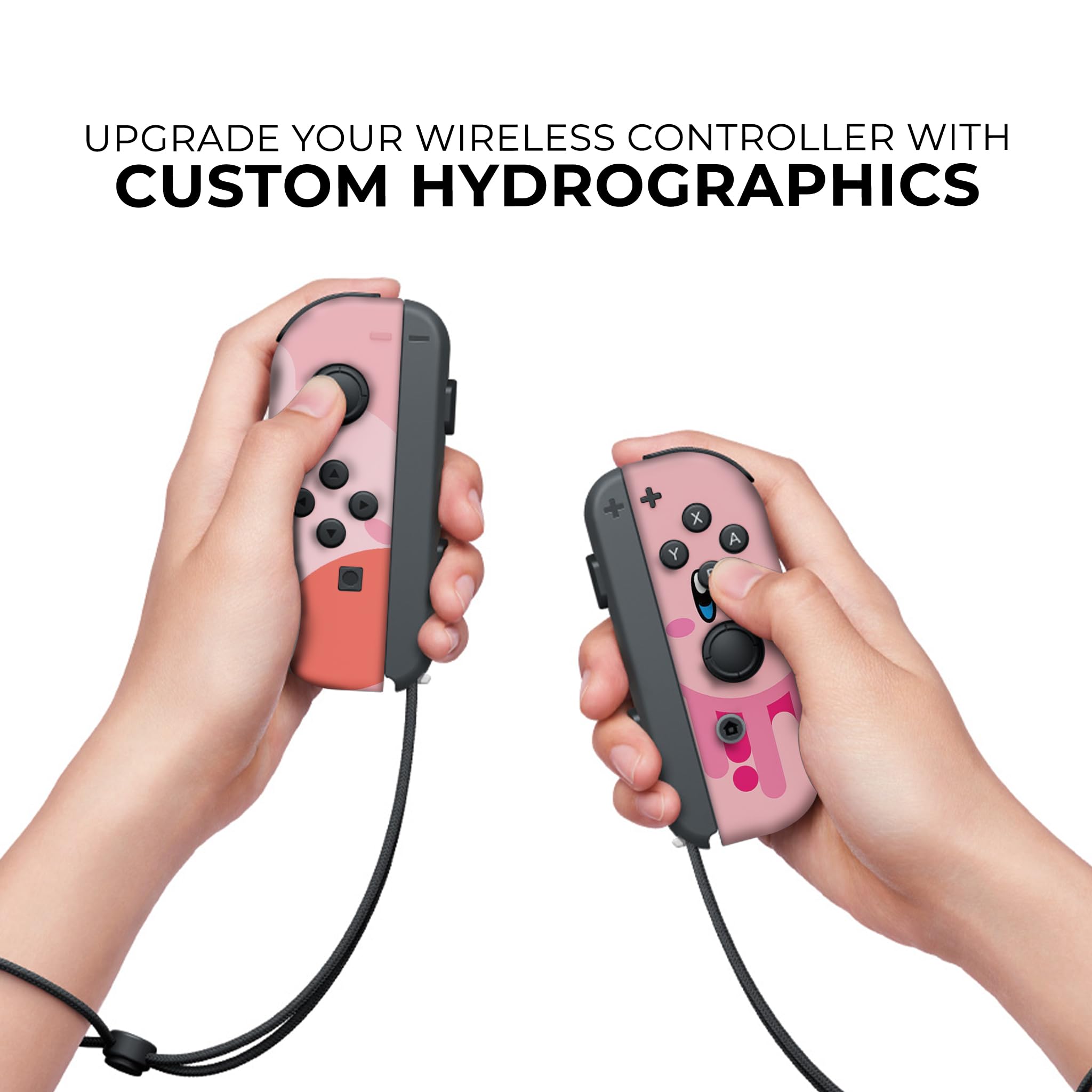 Kirby Switch Joy-Con Left and Right Controllers